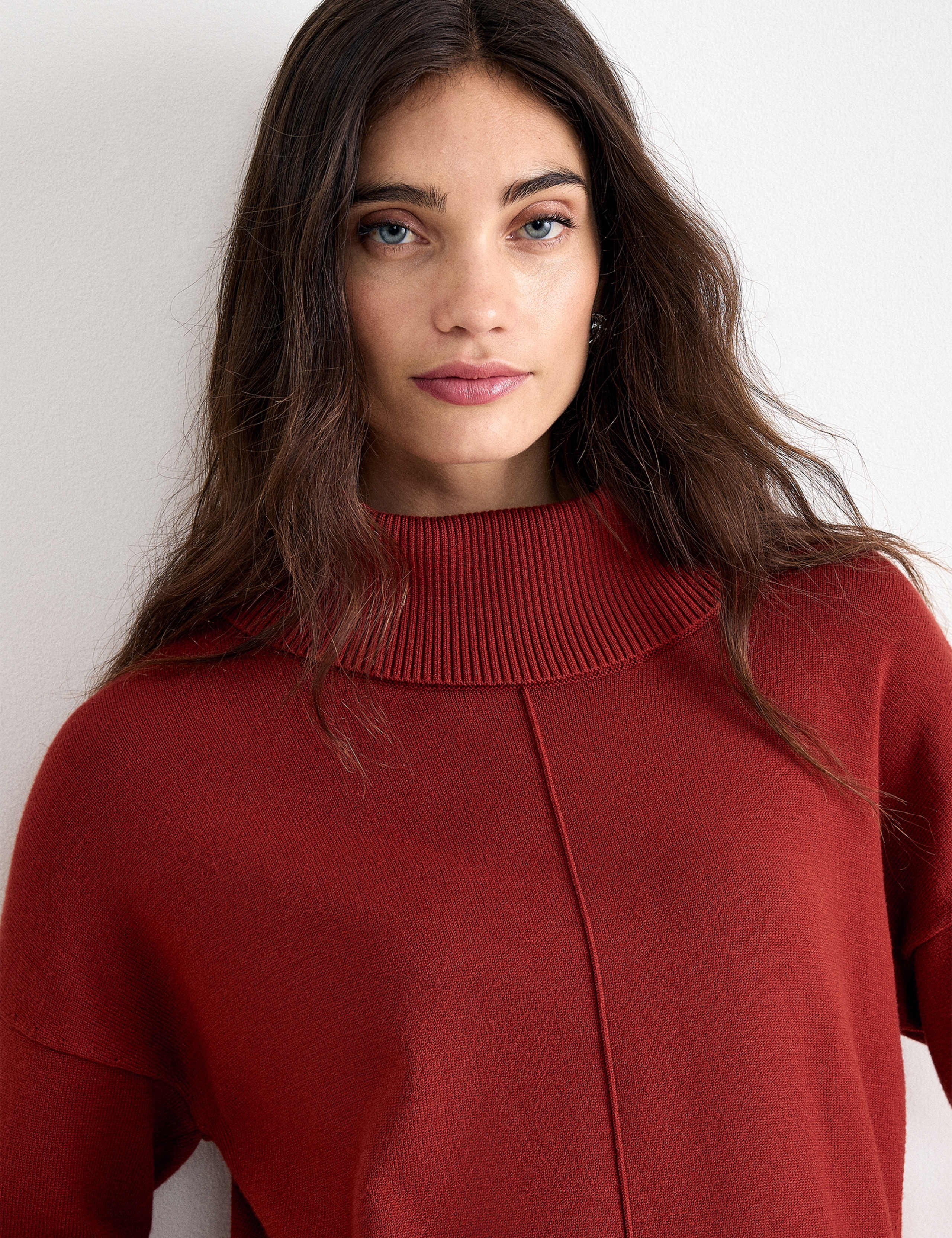 Roll Neck Zip Detail Jumper 6 of 8