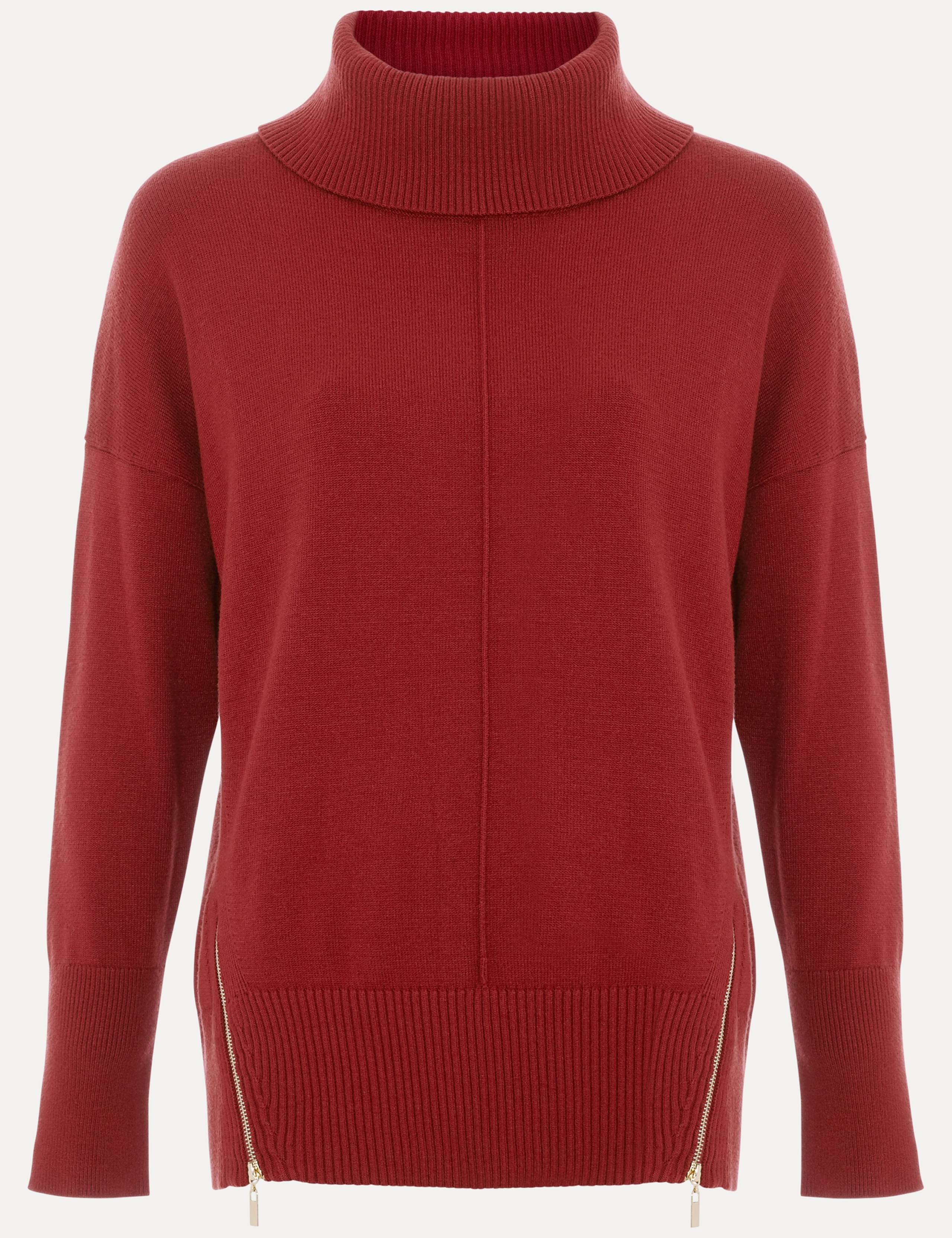 Roll Neck Zip Detail Jumper 2 of 8