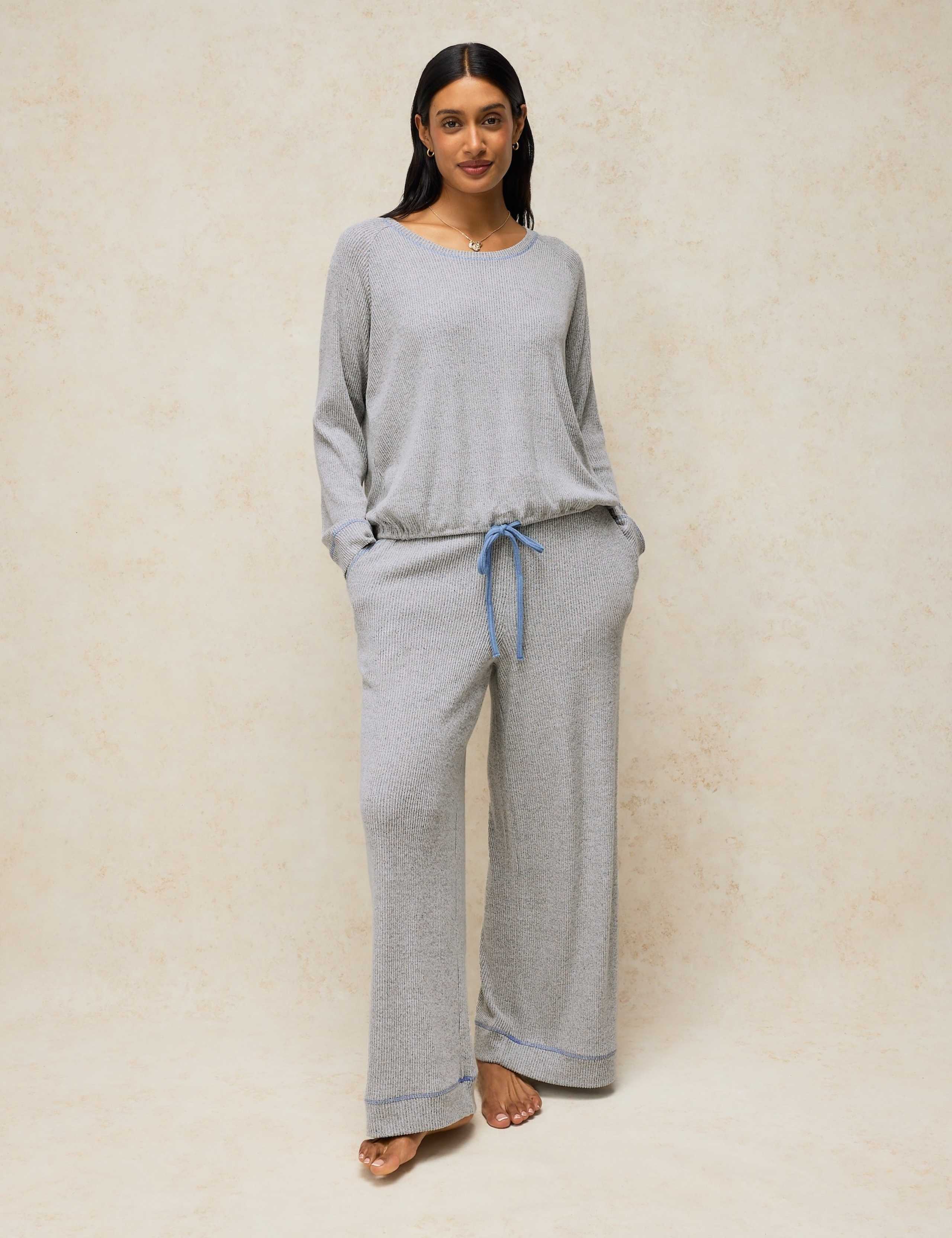 Cosy Ribbed Pyjama Top 3 of 6