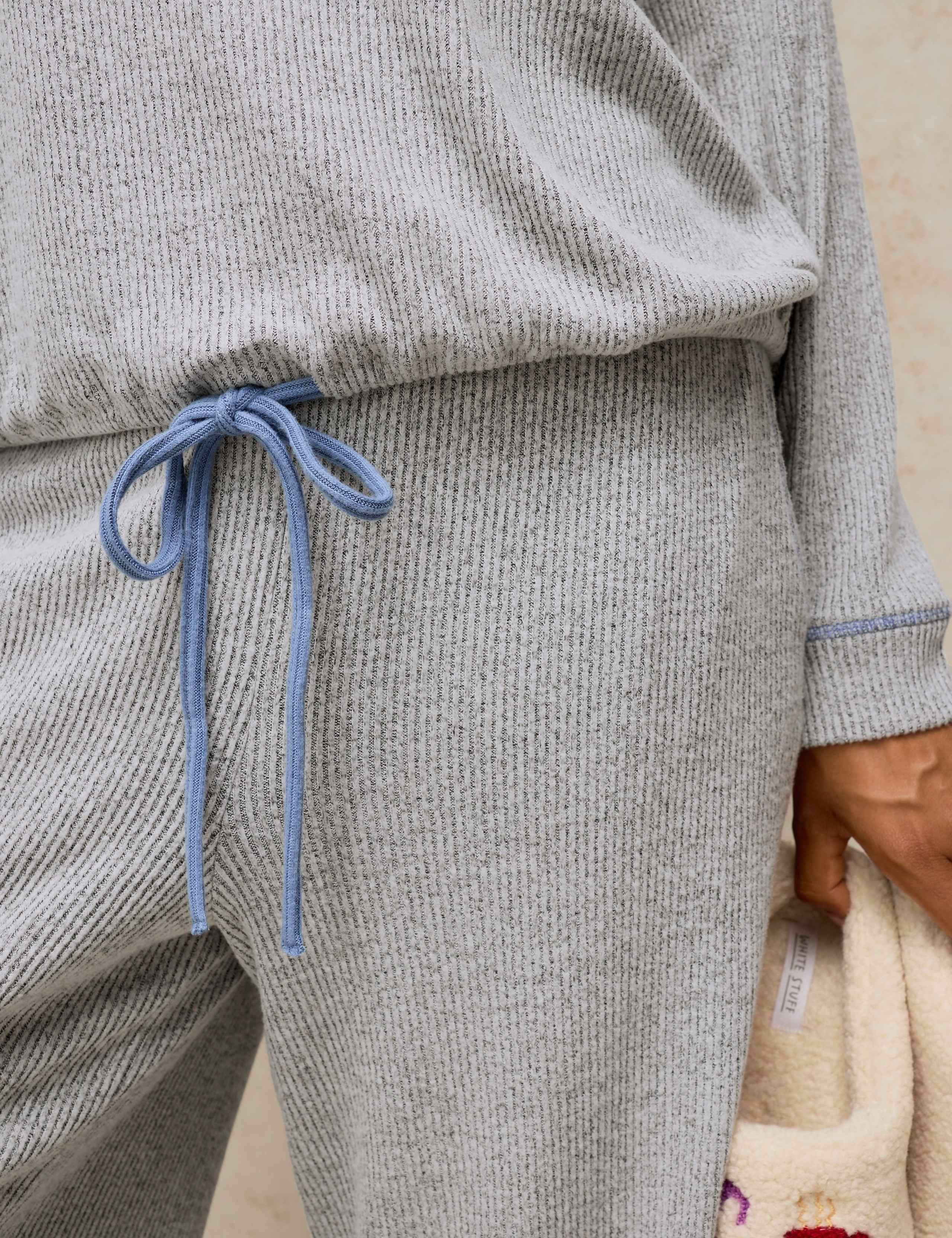 Cosy Ribbed Pyjama Top 5 of 6