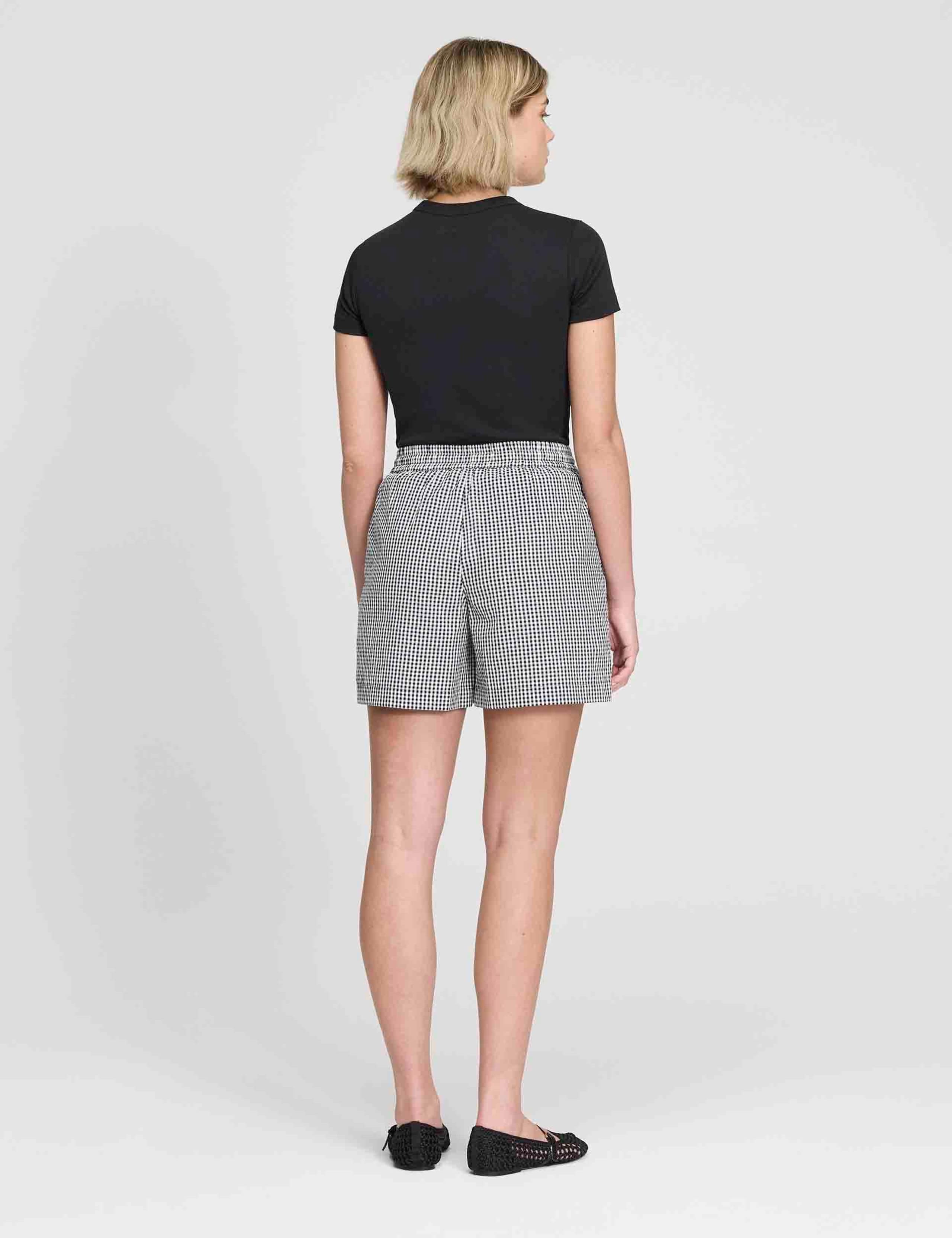 Pure Cotton Checked Shorts 5 of 6