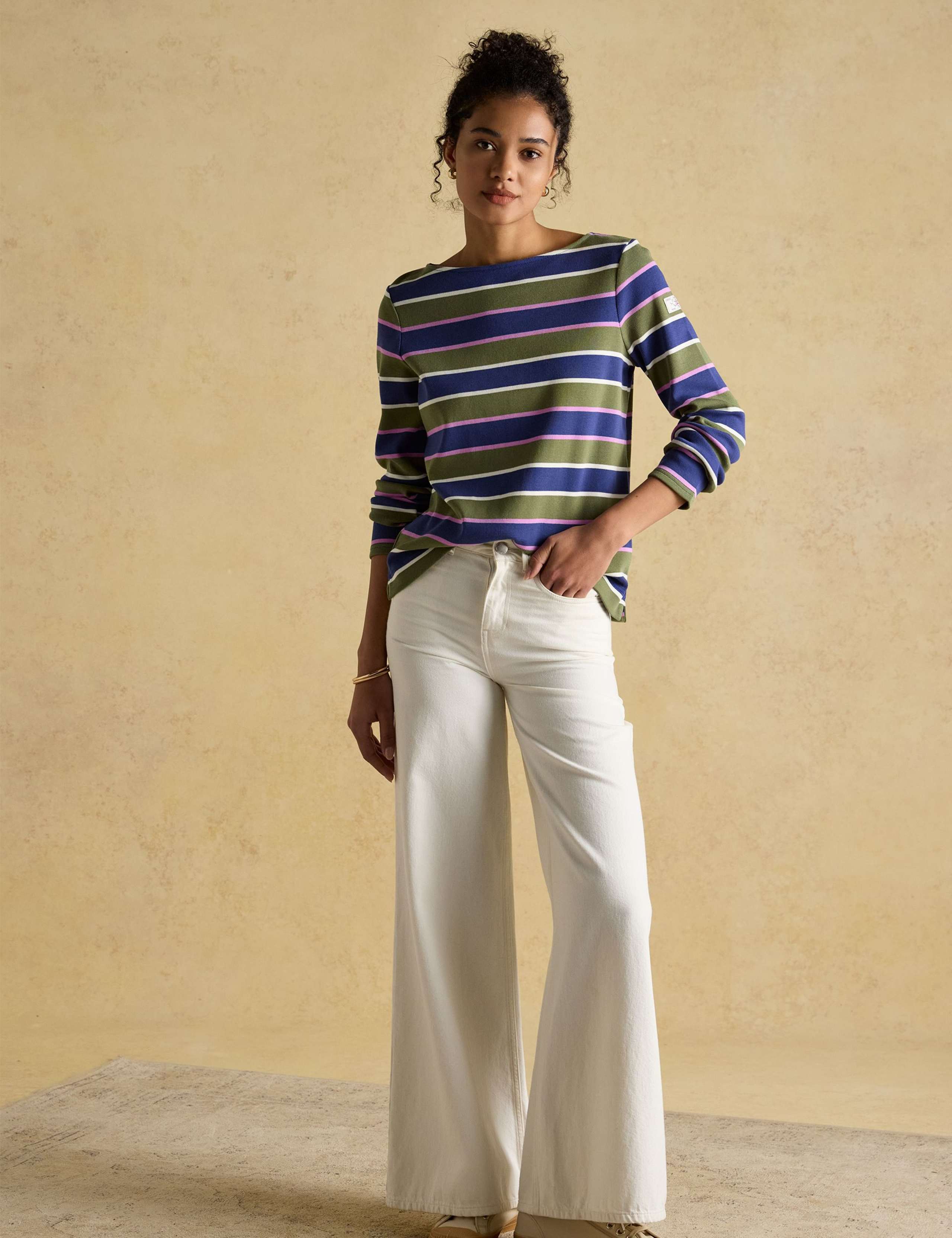 Pure Cotton Striped Top 3 of 6