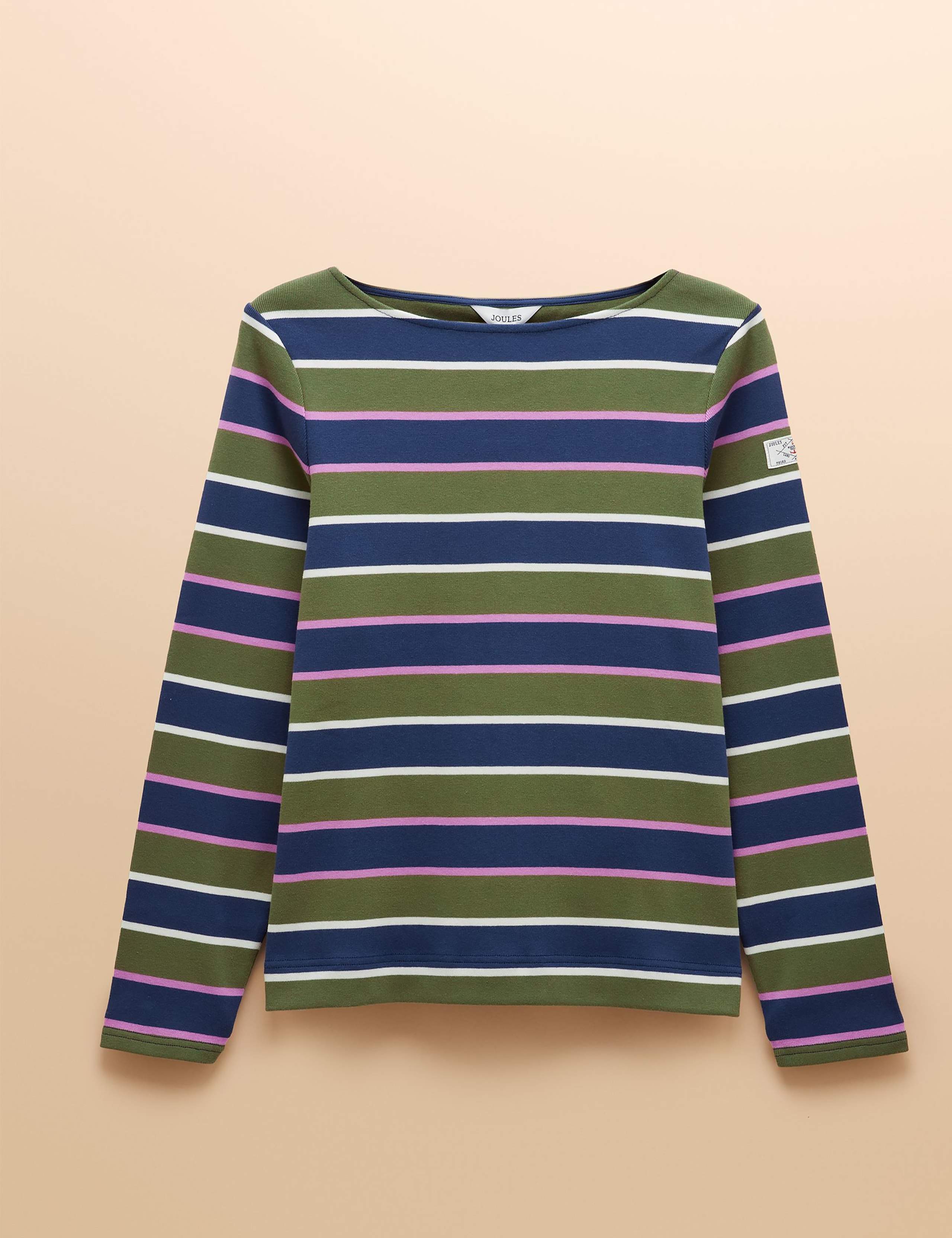 Pure Cotton Striped Top 2 of 6
