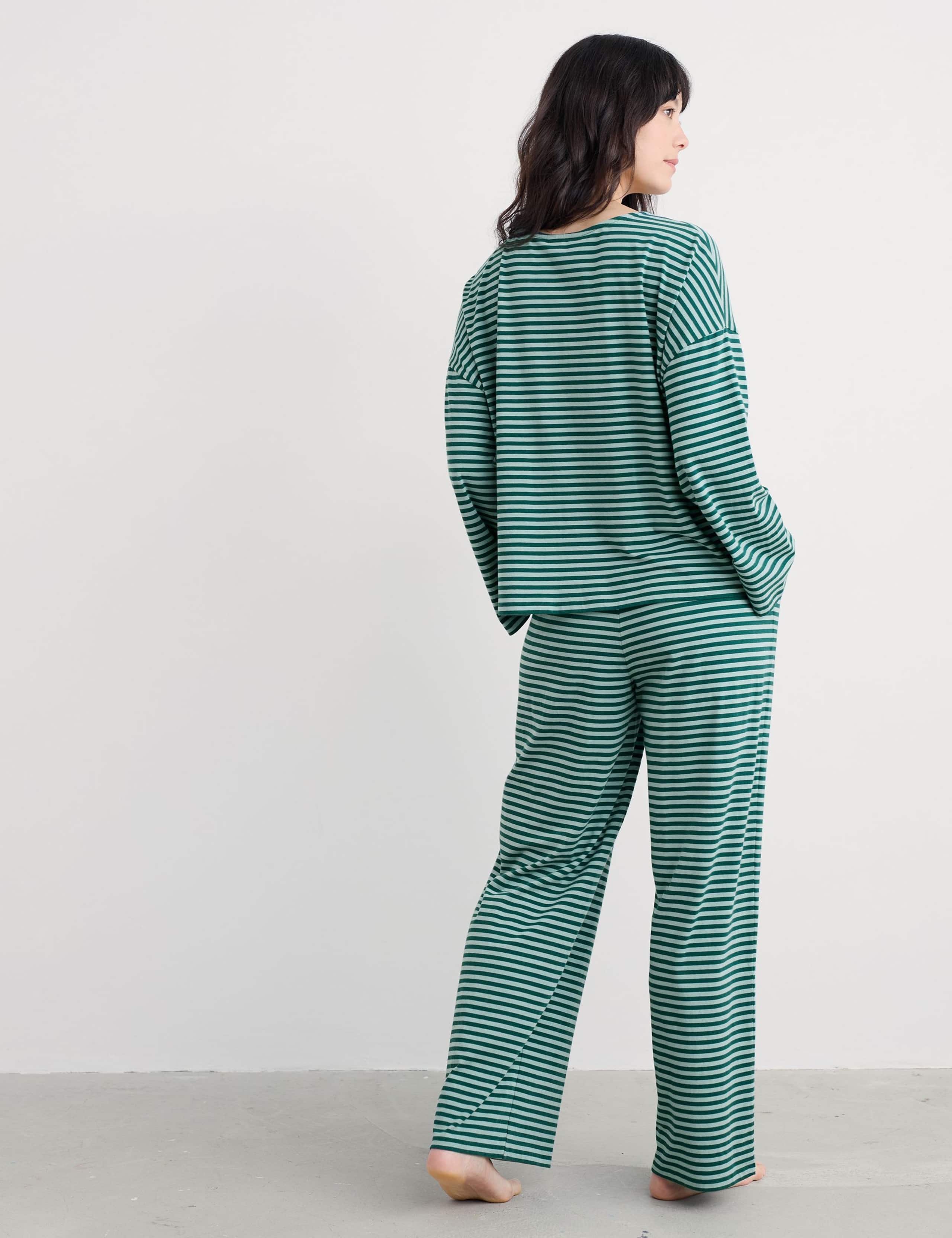Cotton Rich Striped Pyjama Set 3 of 5