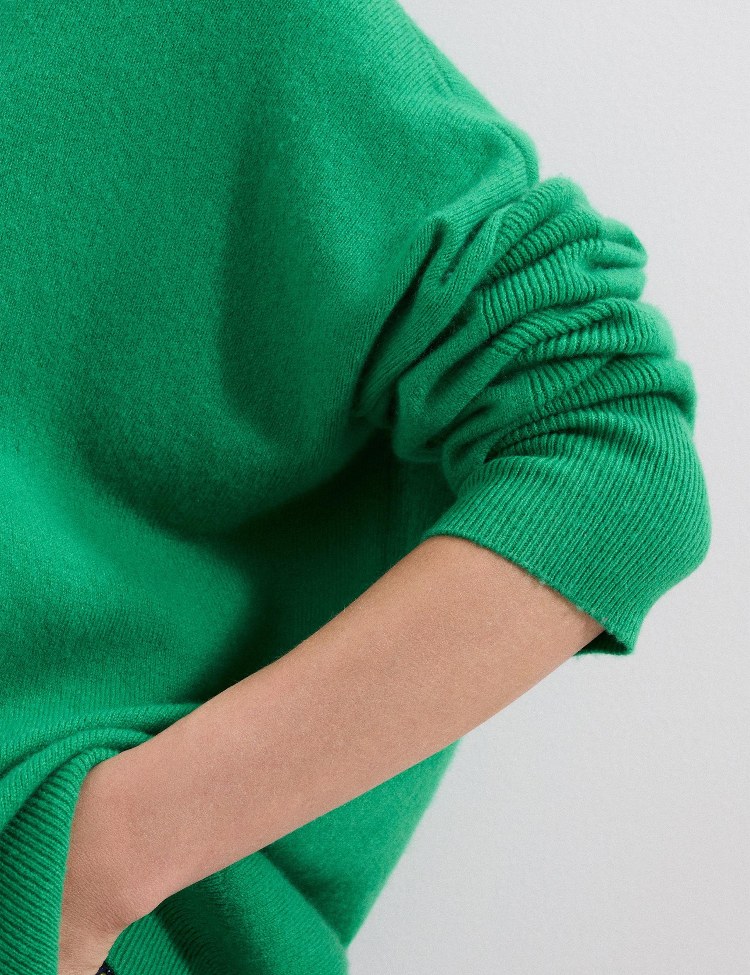 Wool Rich Funnel Neck Jumper with Cashmere 7 of 7