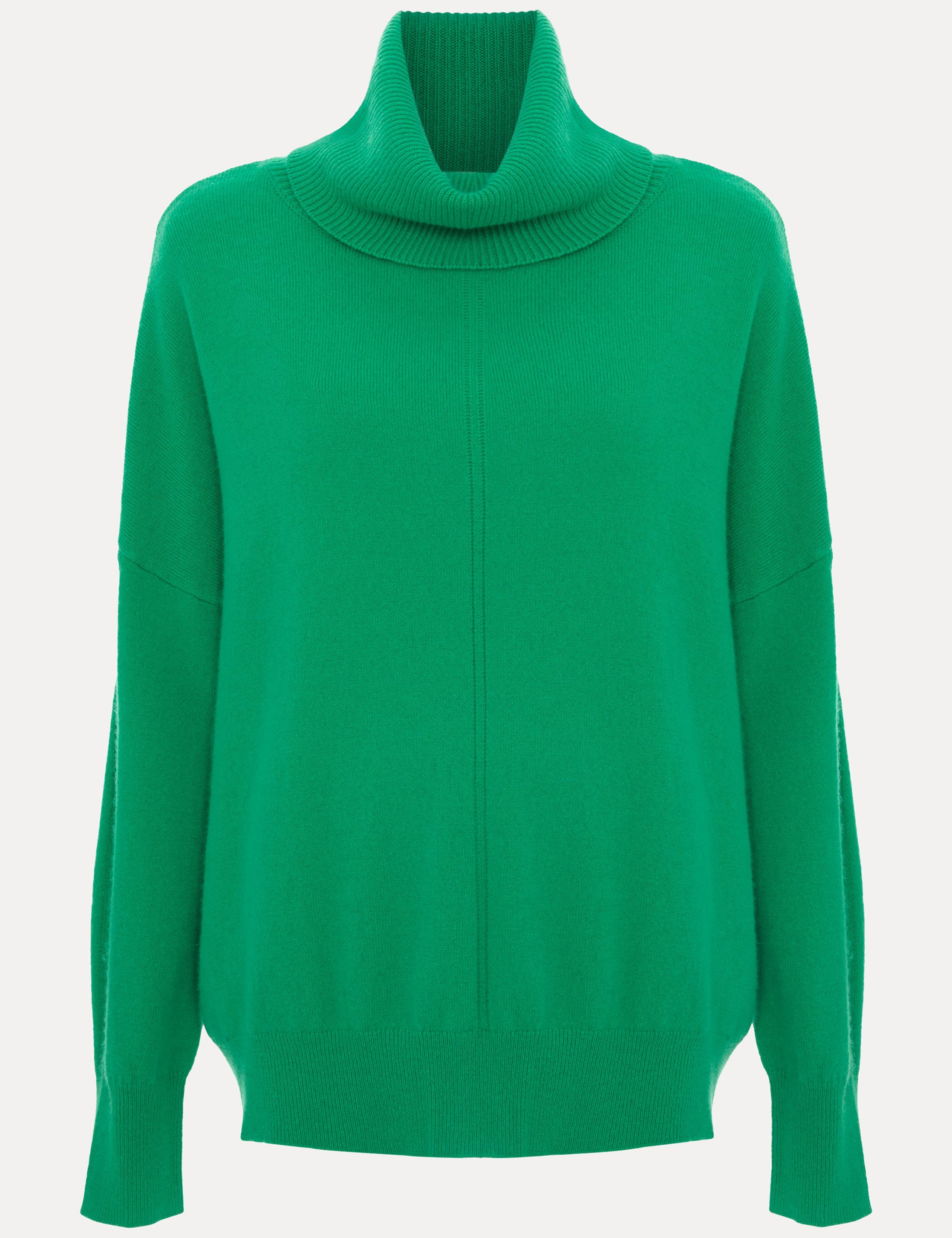 Wool Rich Funnel Neck Jumper with Cashmere 2 of 7