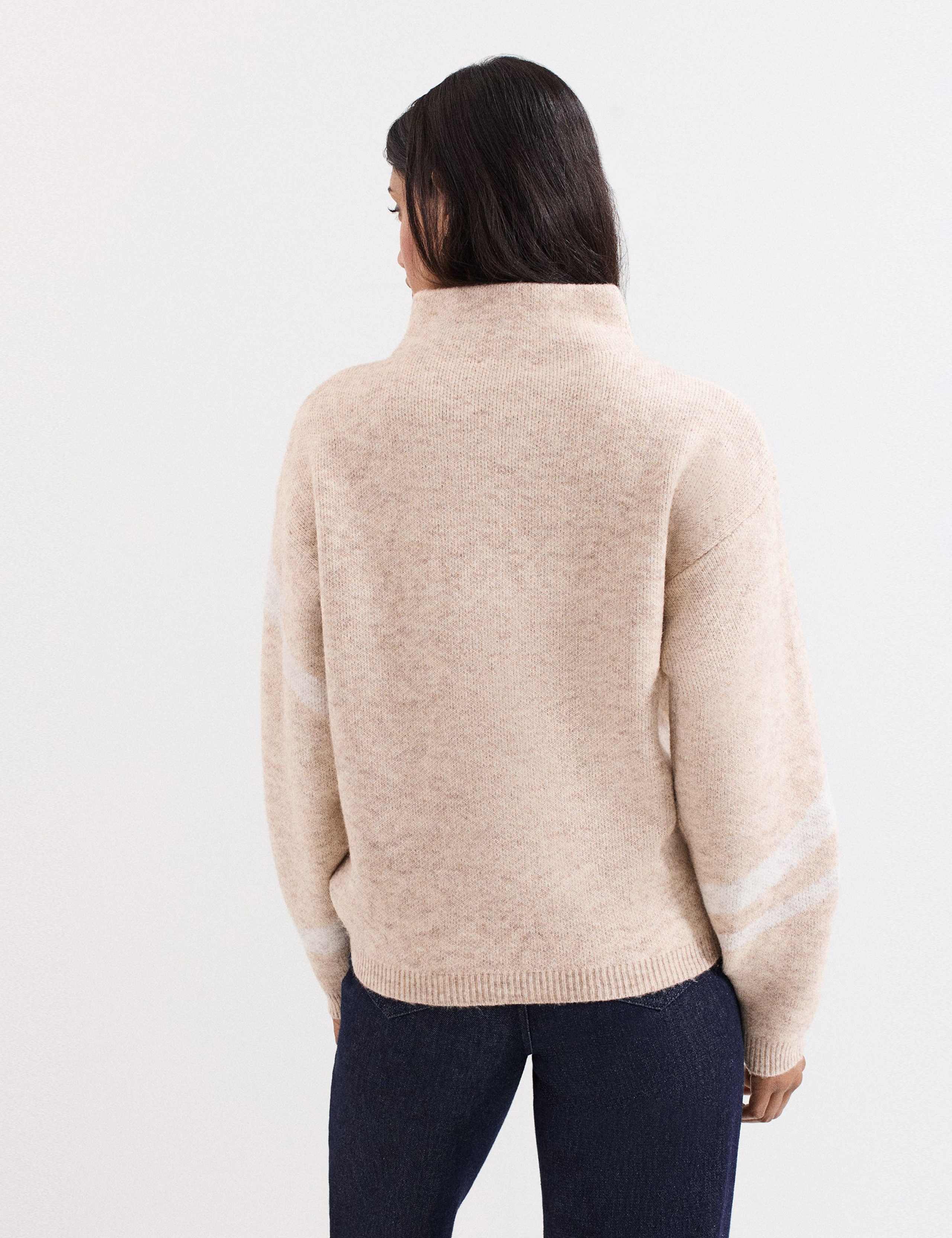 Printed Funnel Neck Jumper 4 of 7