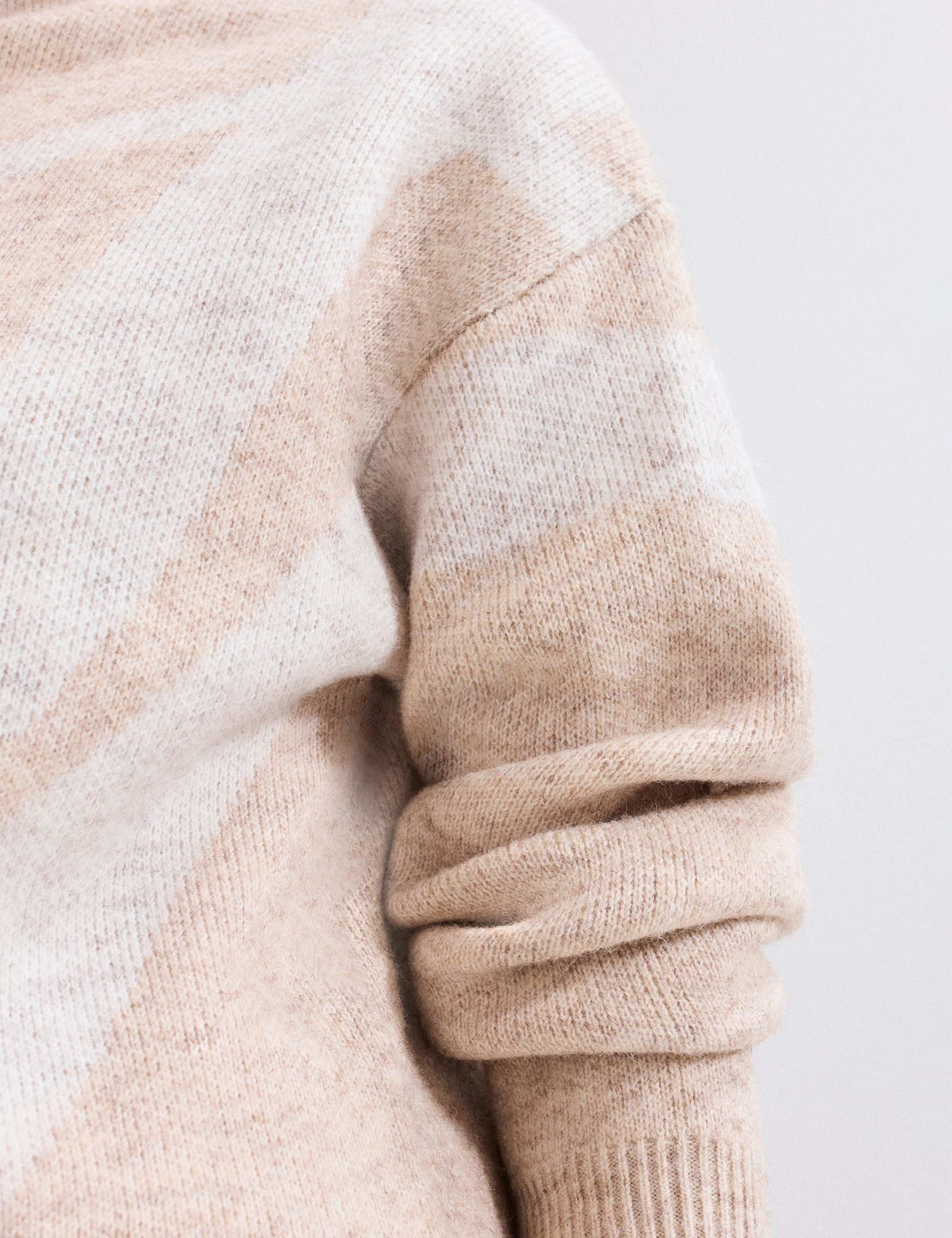 Printed Funnel Neck Jumper 7 of 7