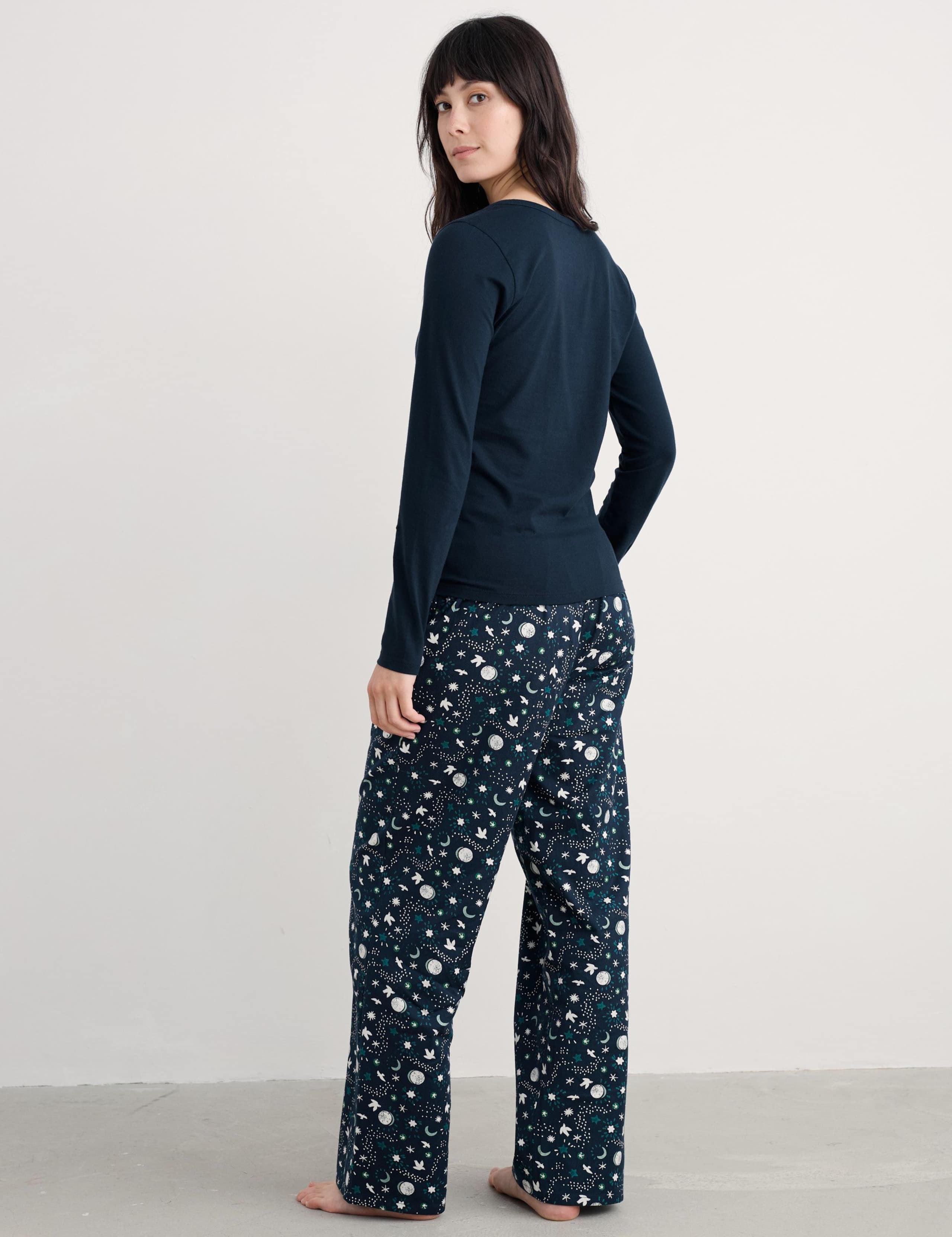 Cotton Rich Nature Print Pyjama Set 3 of 4