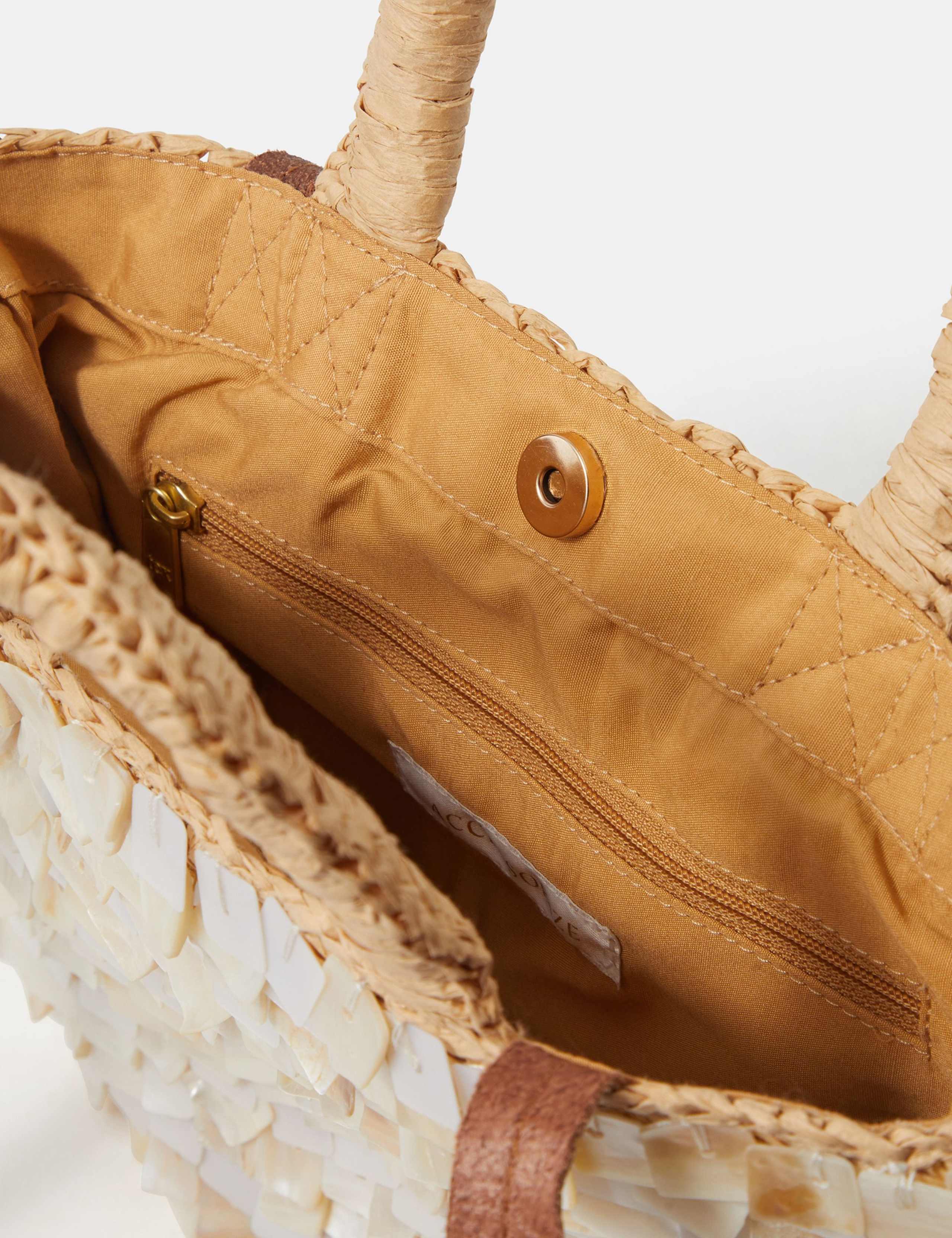 Straw Embellished Grab Bag 3 of 5