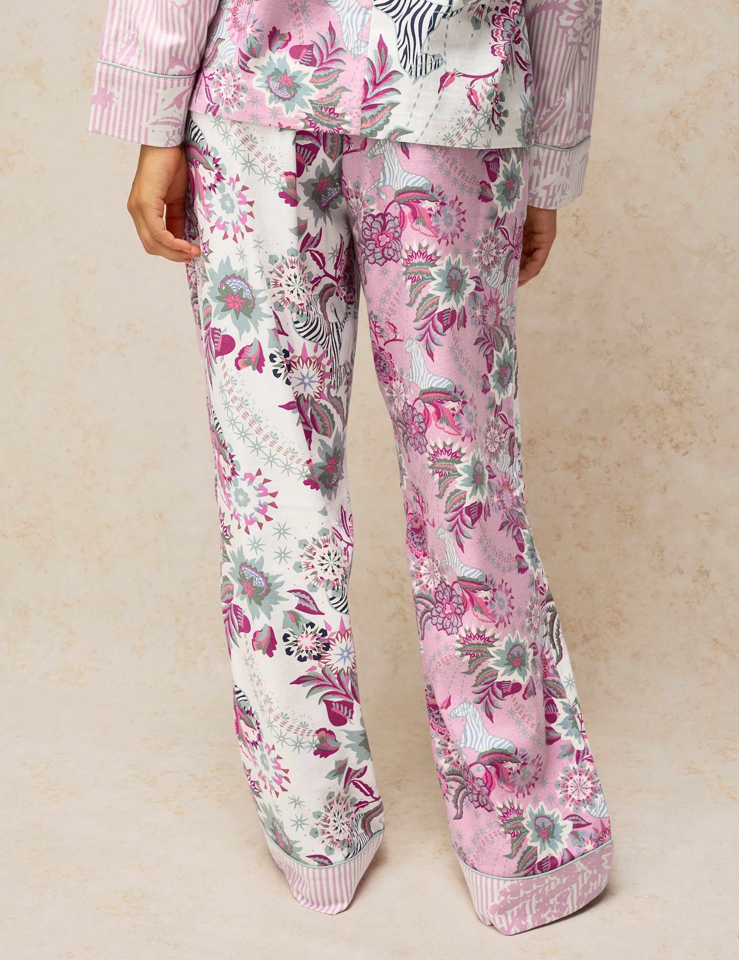 Cotton Rich Printed Pyjama Bottoms 4 of 6