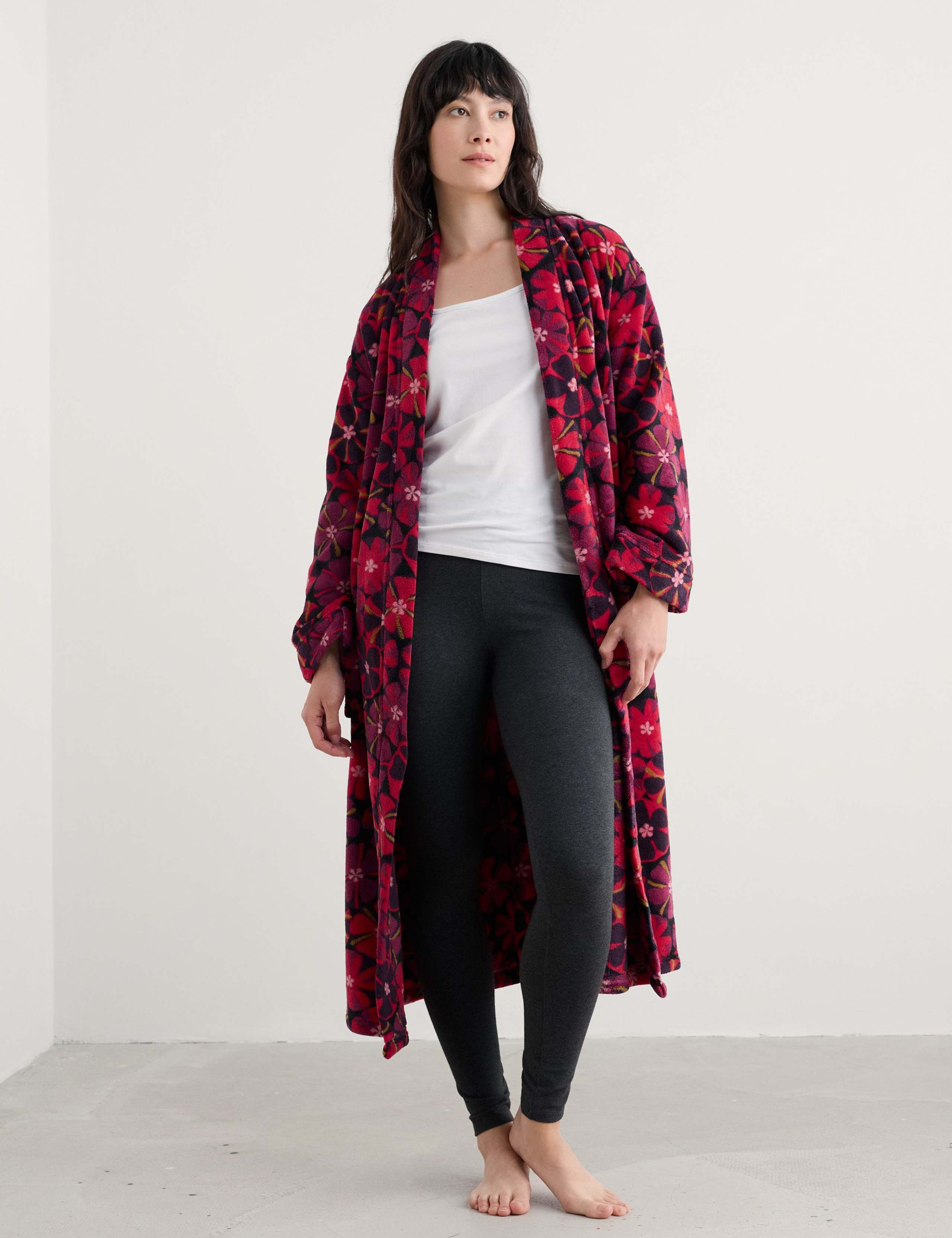 Floral Print Hushing Dressing Gown 1 of 5