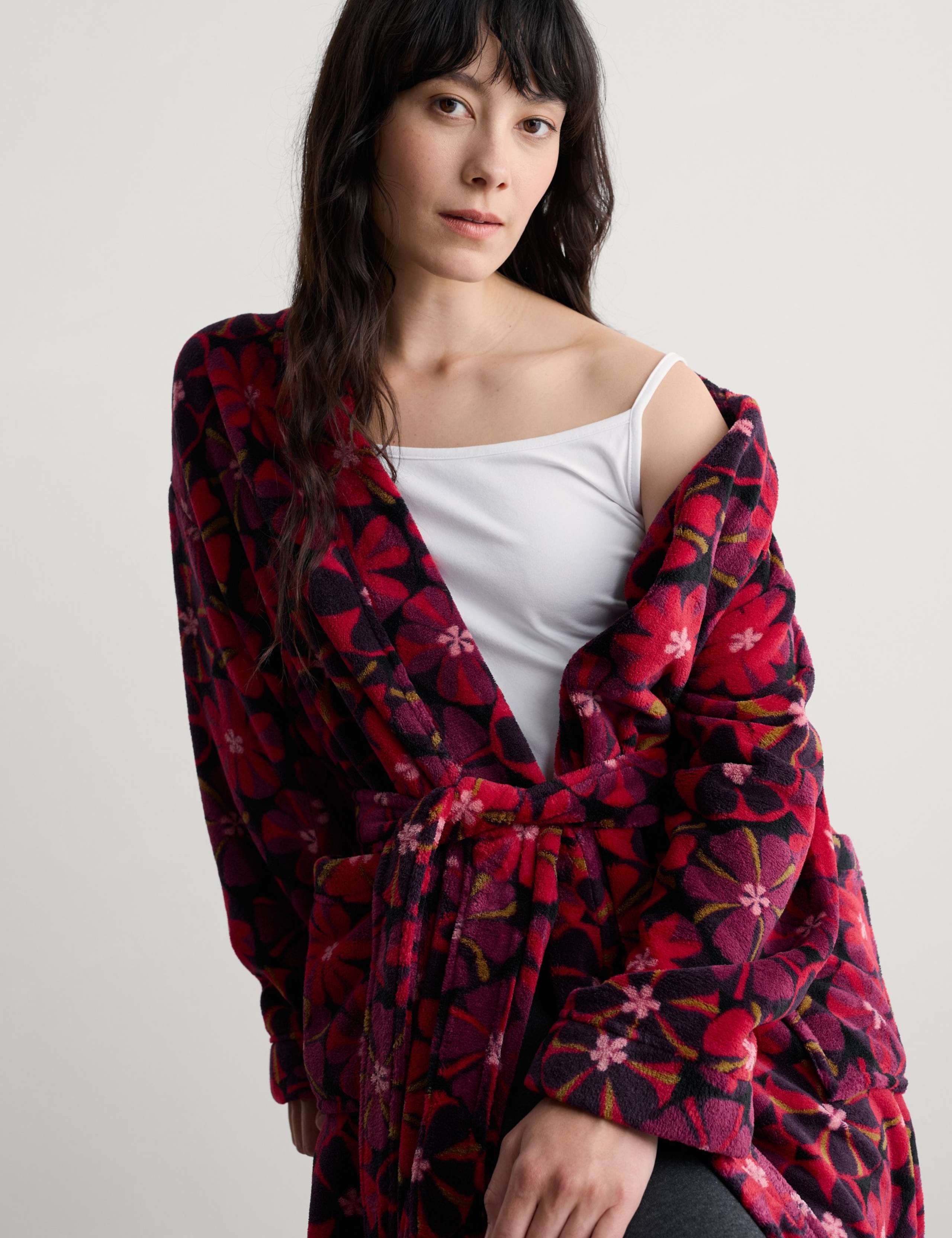 Floral Print Hushing Dressing Gown 4 of 5
