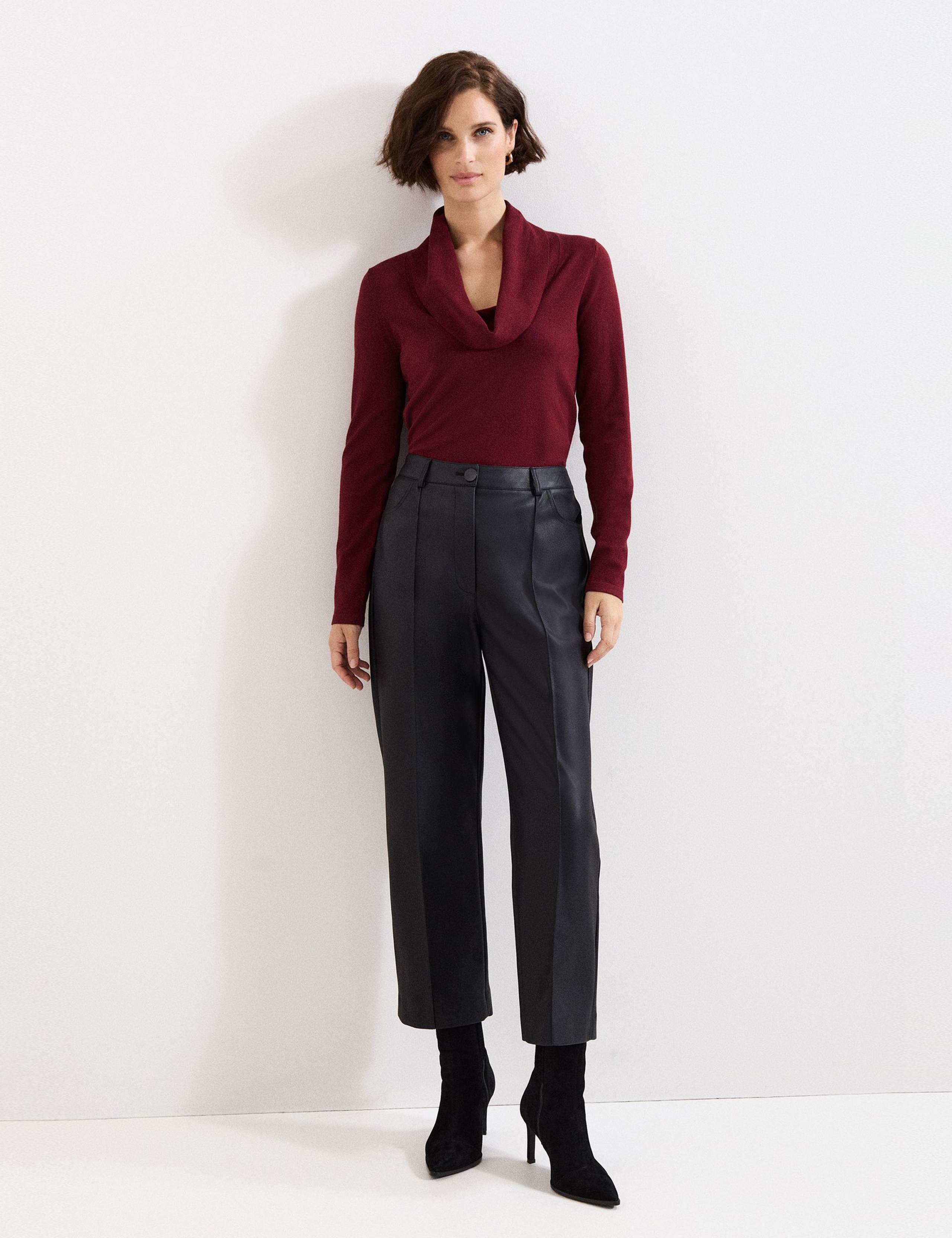 Cowl Neck Knitted Top 3 of 6