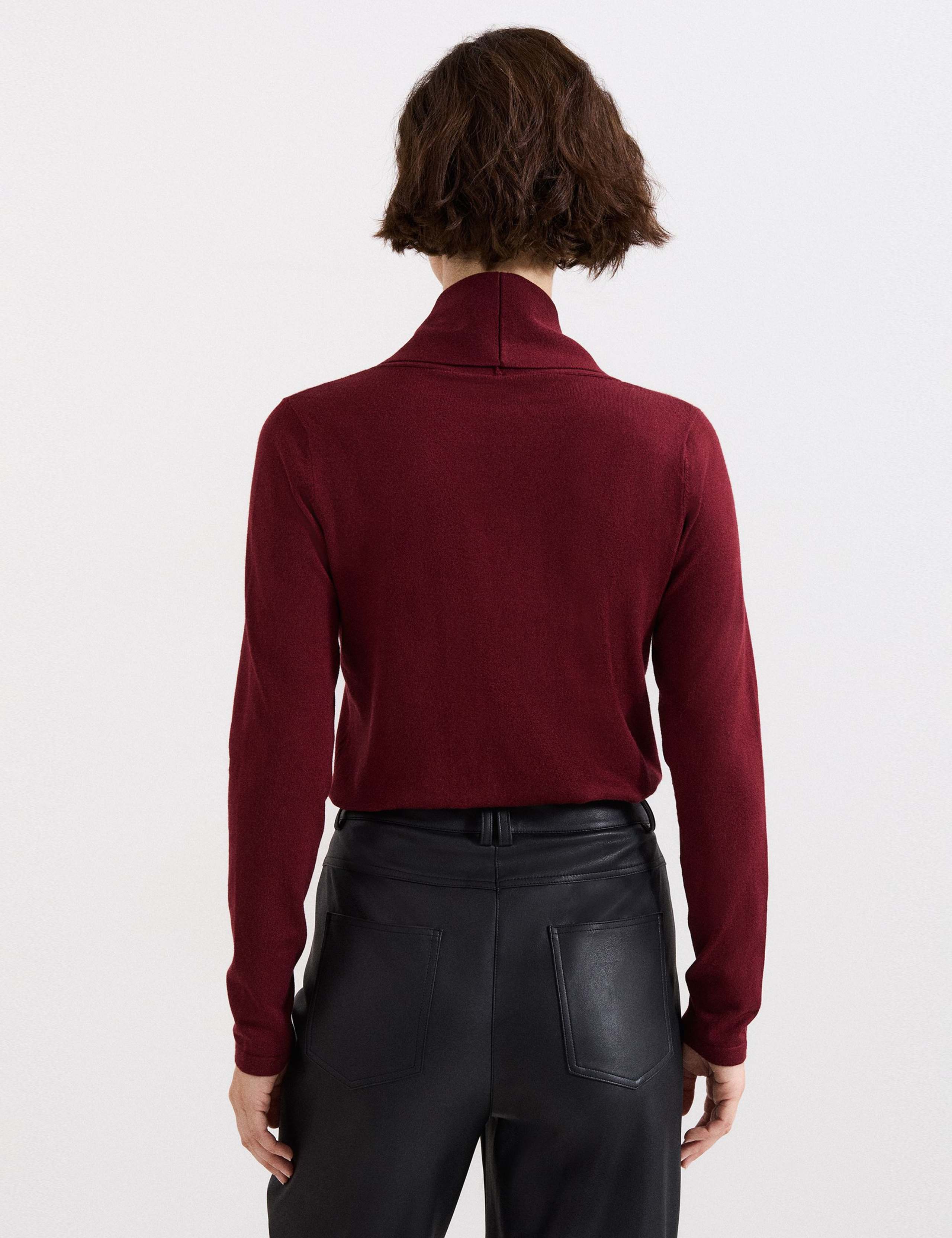 Cowl Neck Knitted Top 5 of 6