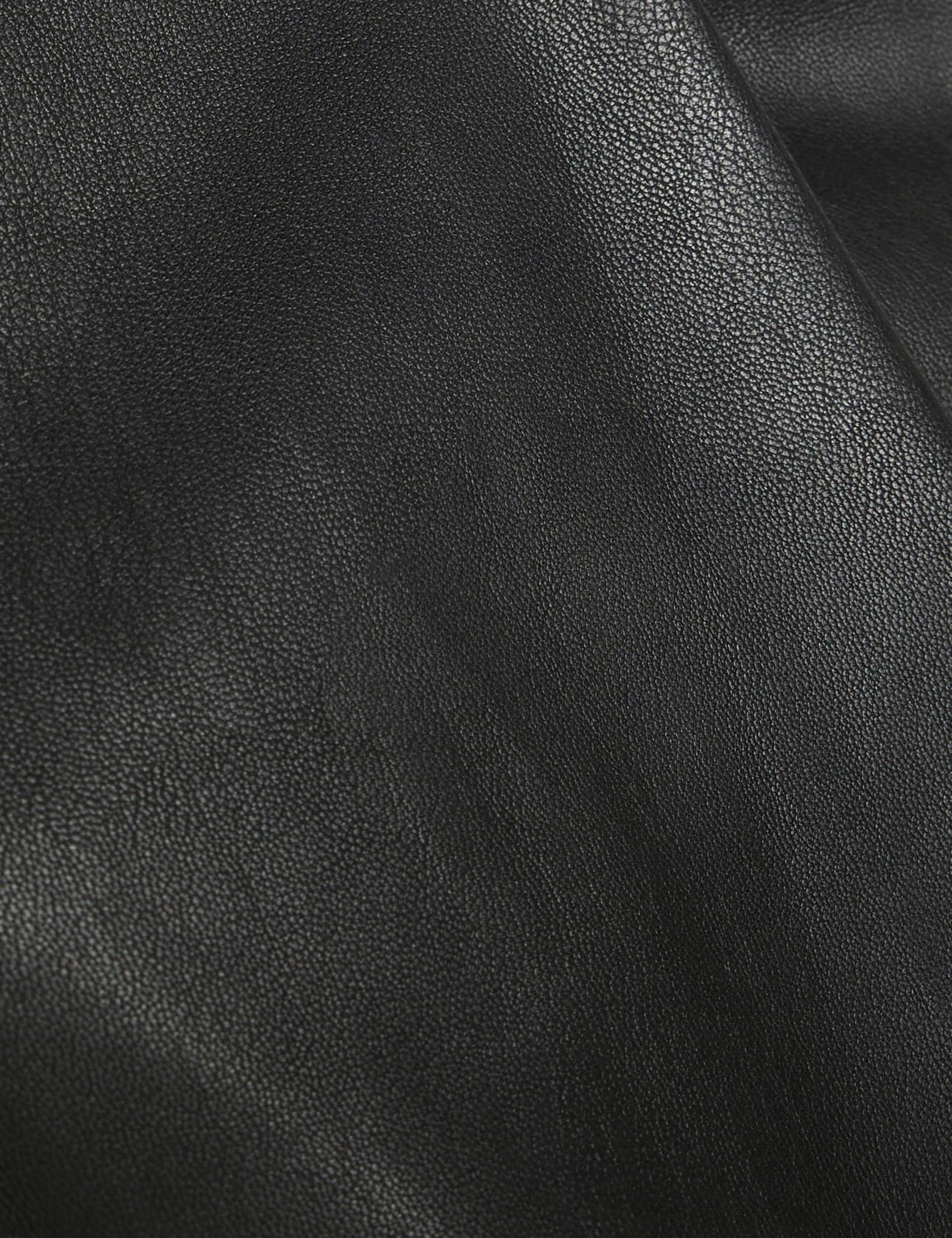 Leather Look Asymmetrical High Waisted Skort 3 of 6