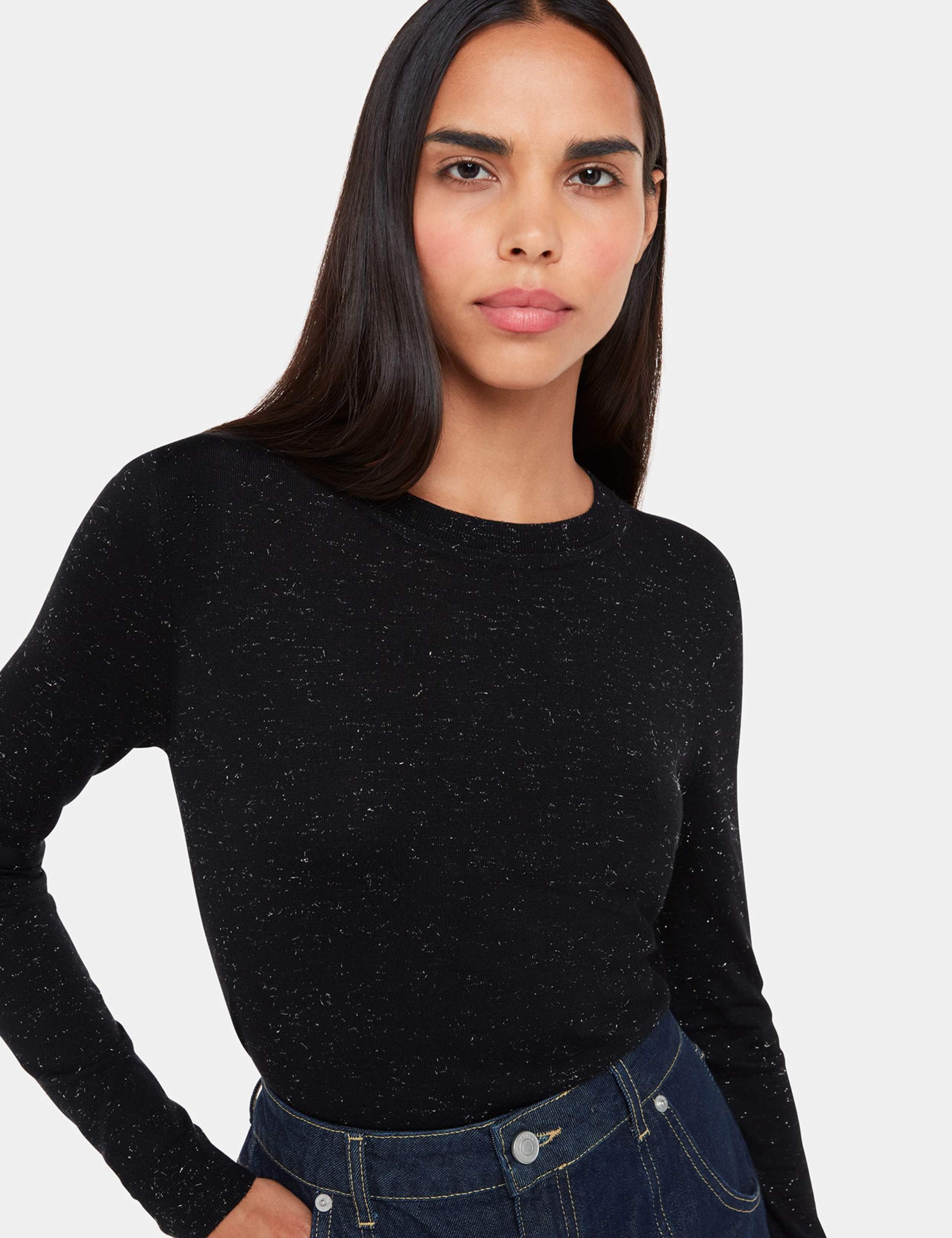 Annie Sparkly Crew Neck Jumper 3 of 4