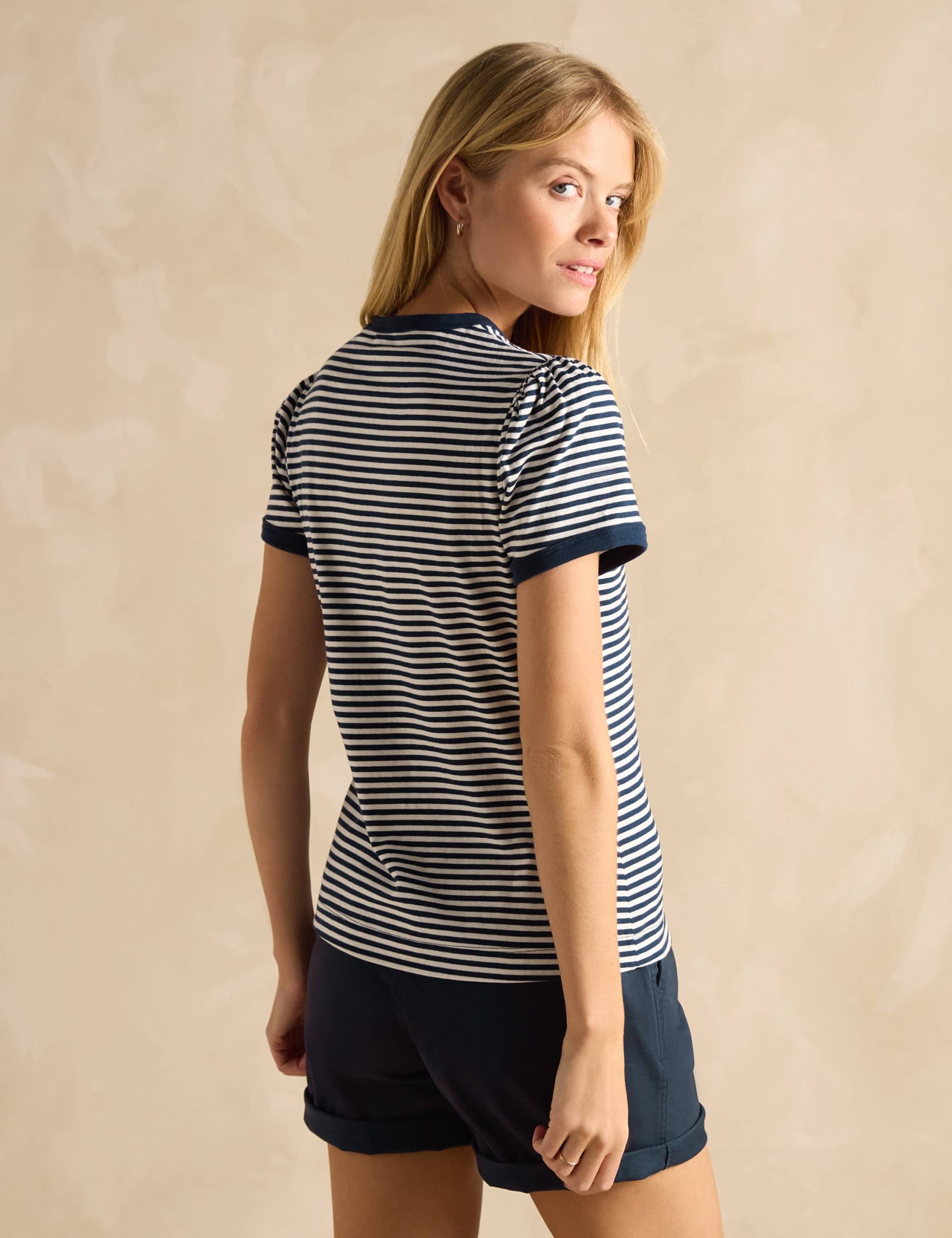 Pure Cotton Striped Ringer Tee 6 of 6