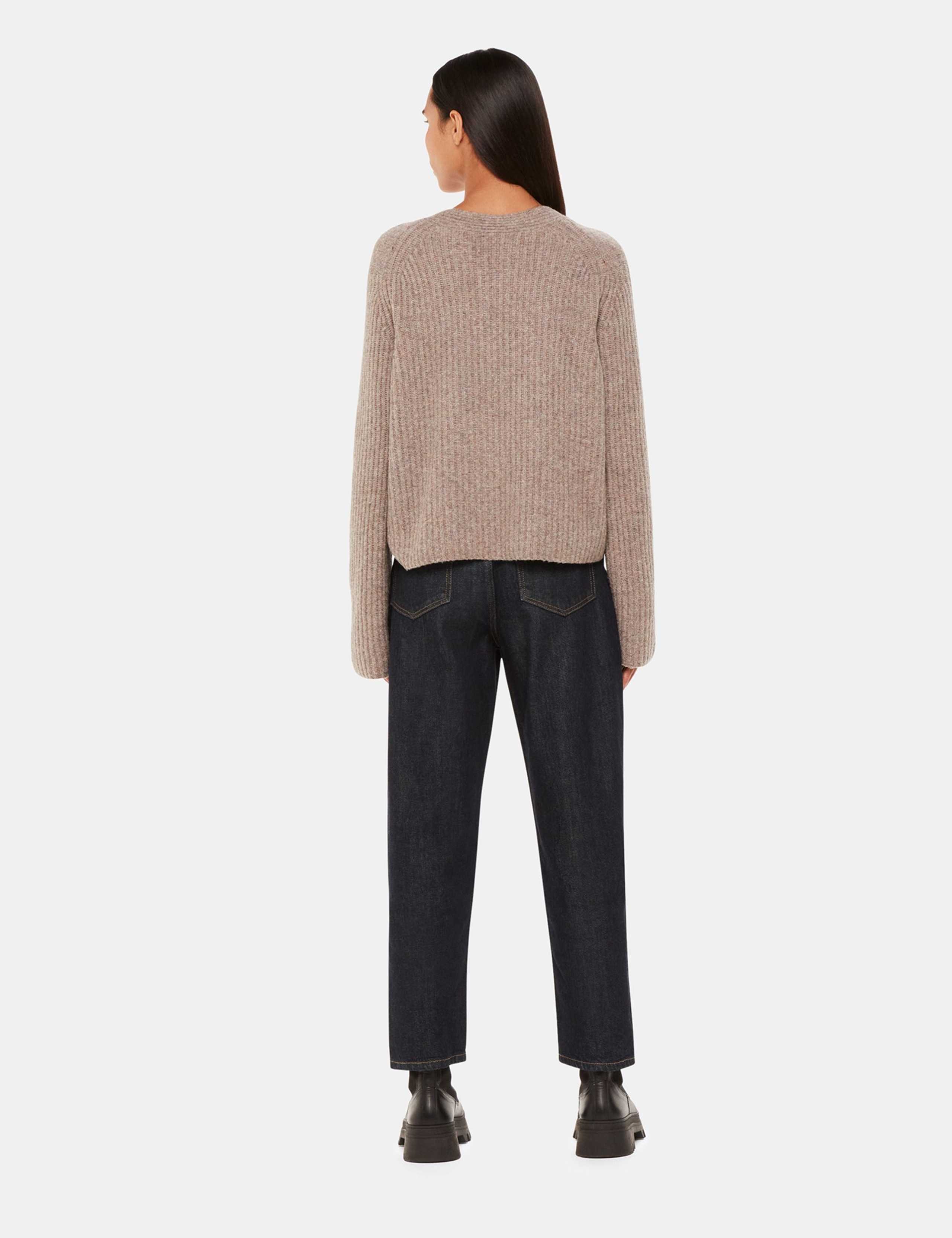 High Waisted Barrel Ankle Grazer Jeans 4 of 4