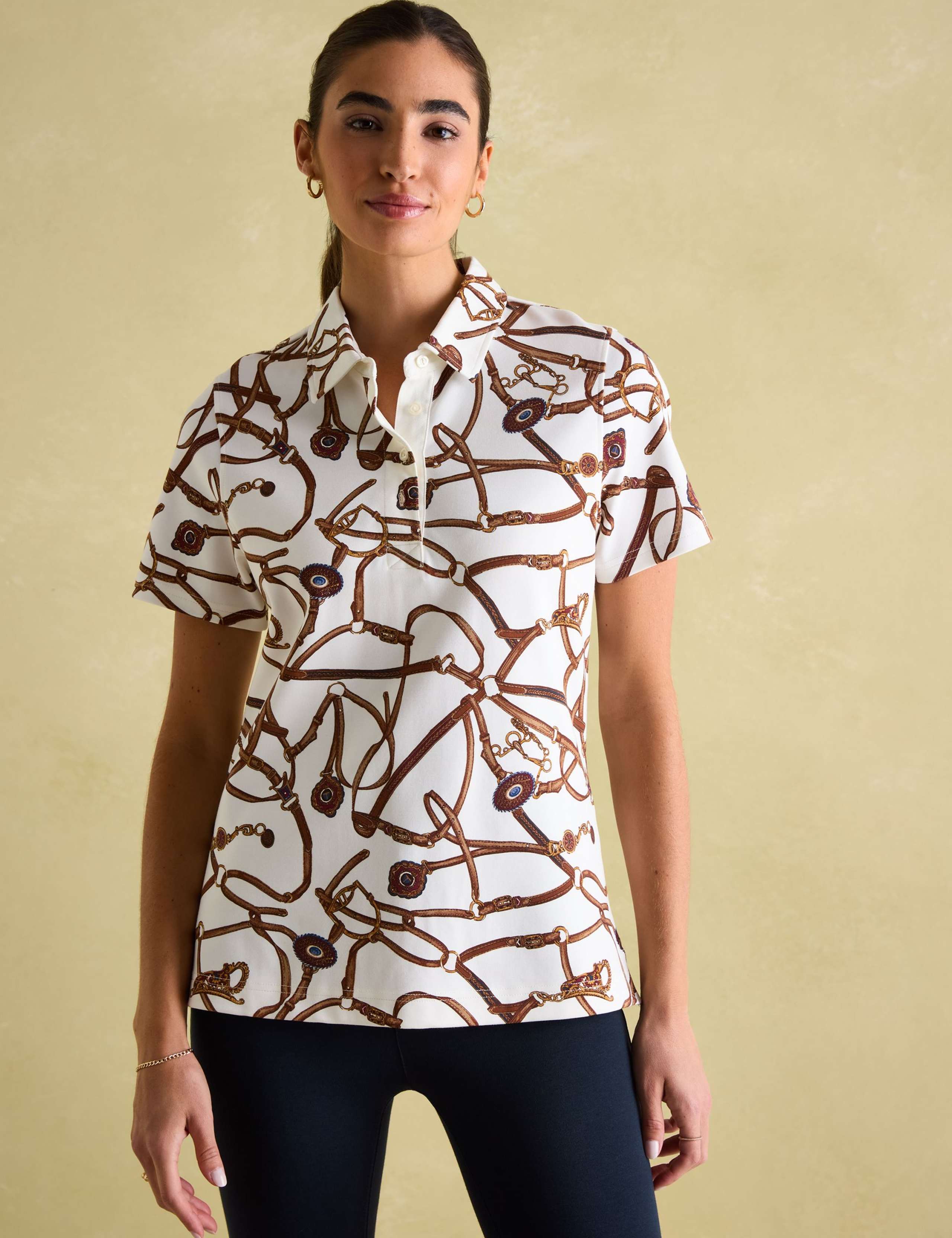 Bridle Print Polo Shirt 7 of 7