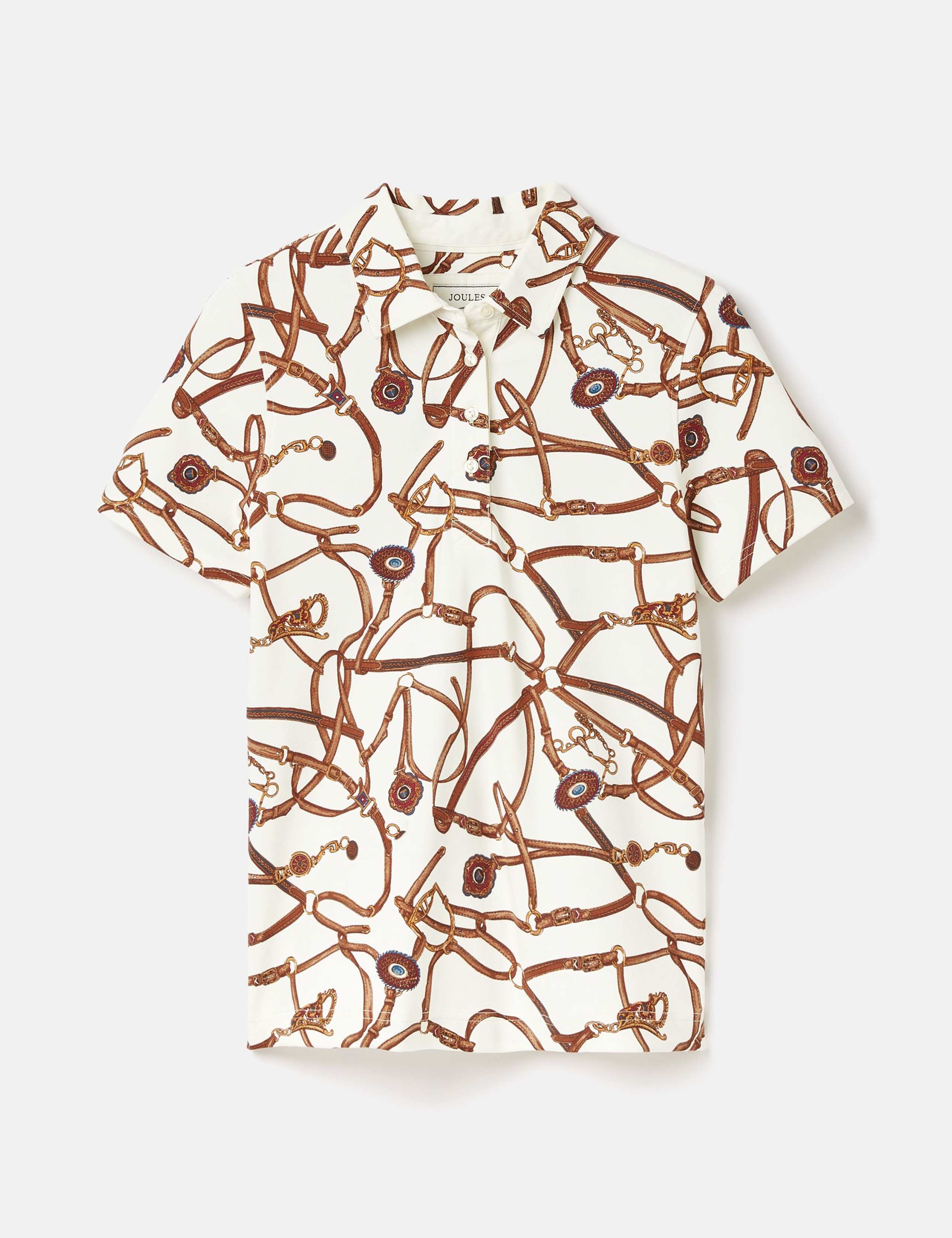 Bridle Print Polo Shirt 2 of 7