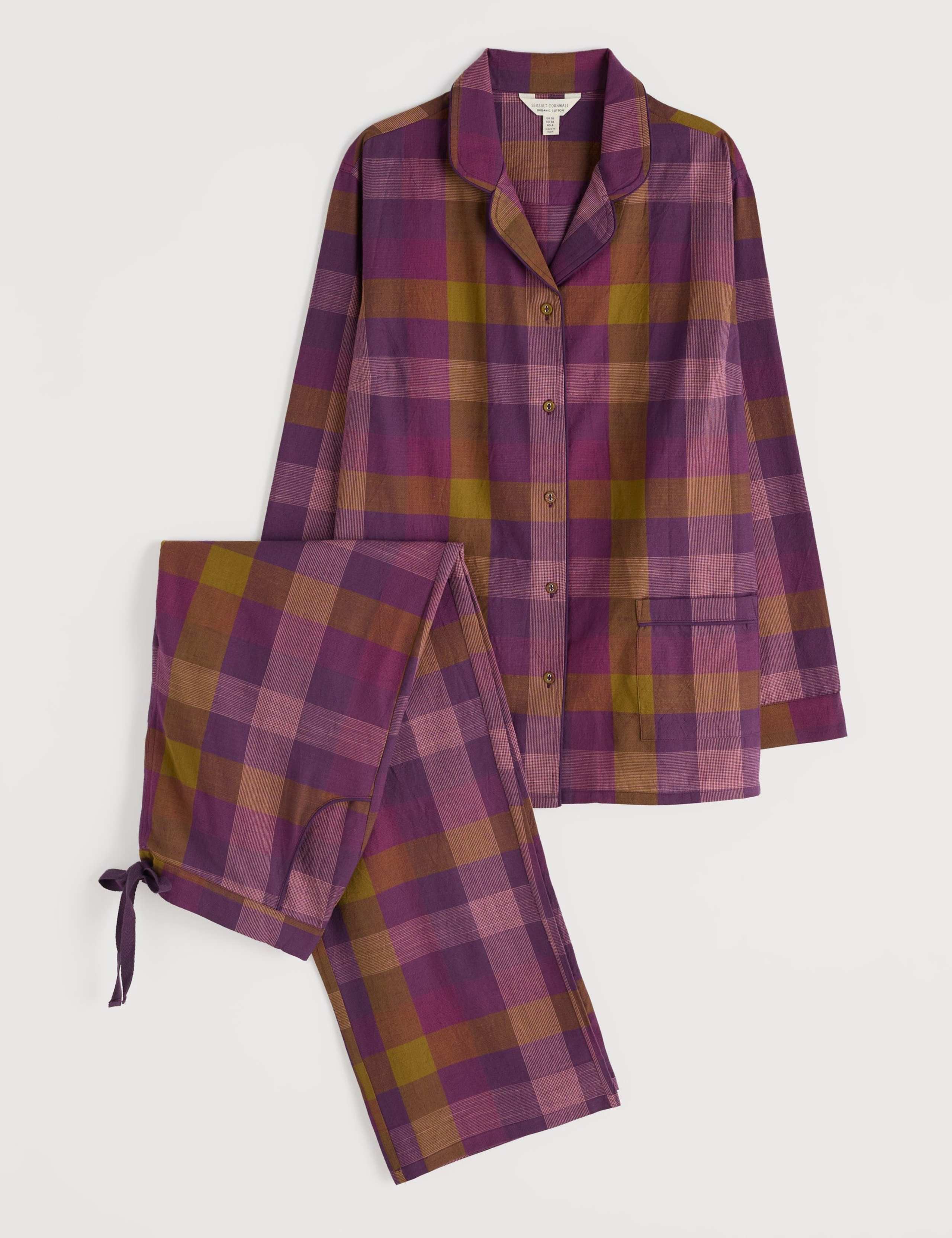 Pure Cotton Check Pyjama Set 2 of 5