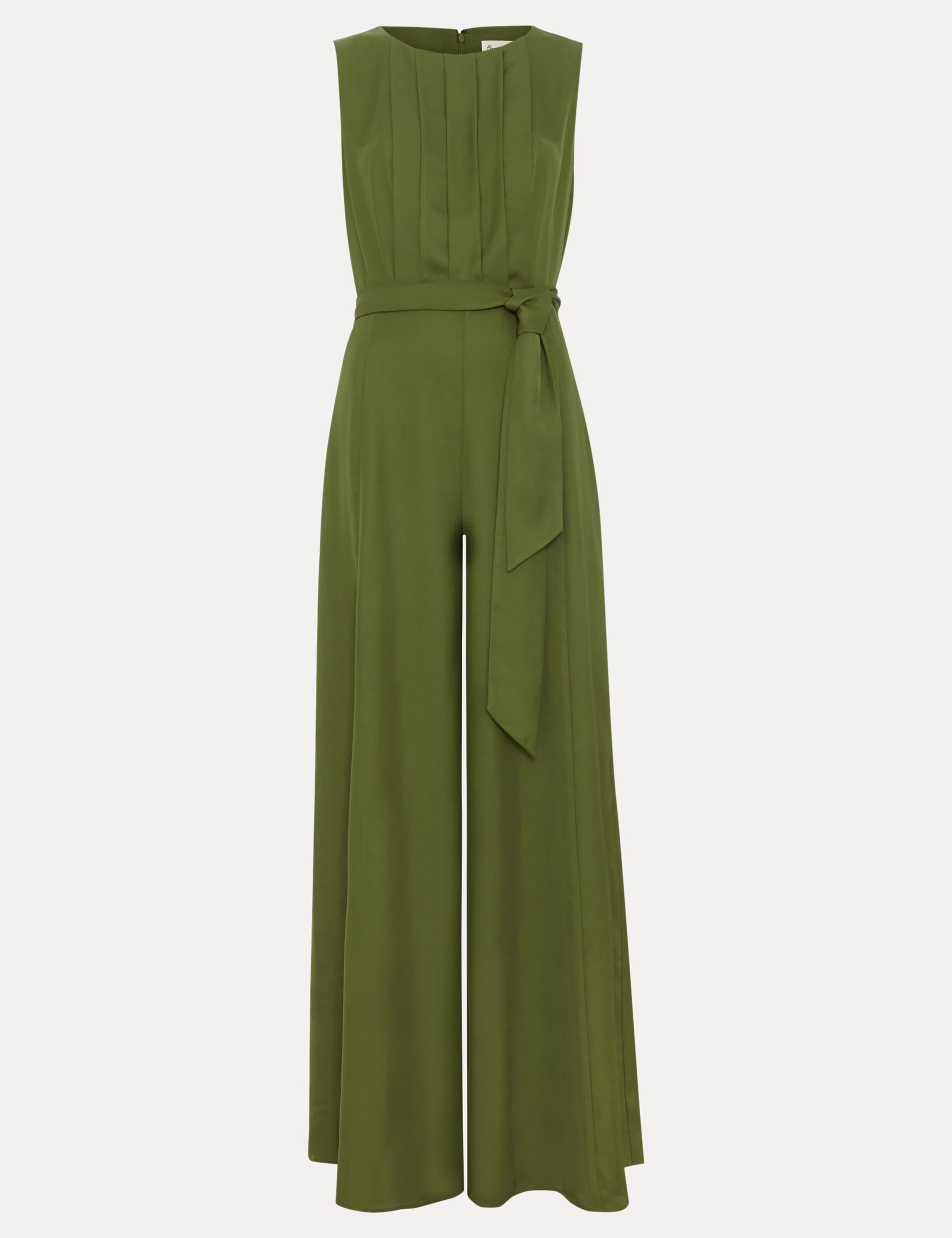 Pleated Sleeveless Wide Leg Jumpsuit 2 of 5