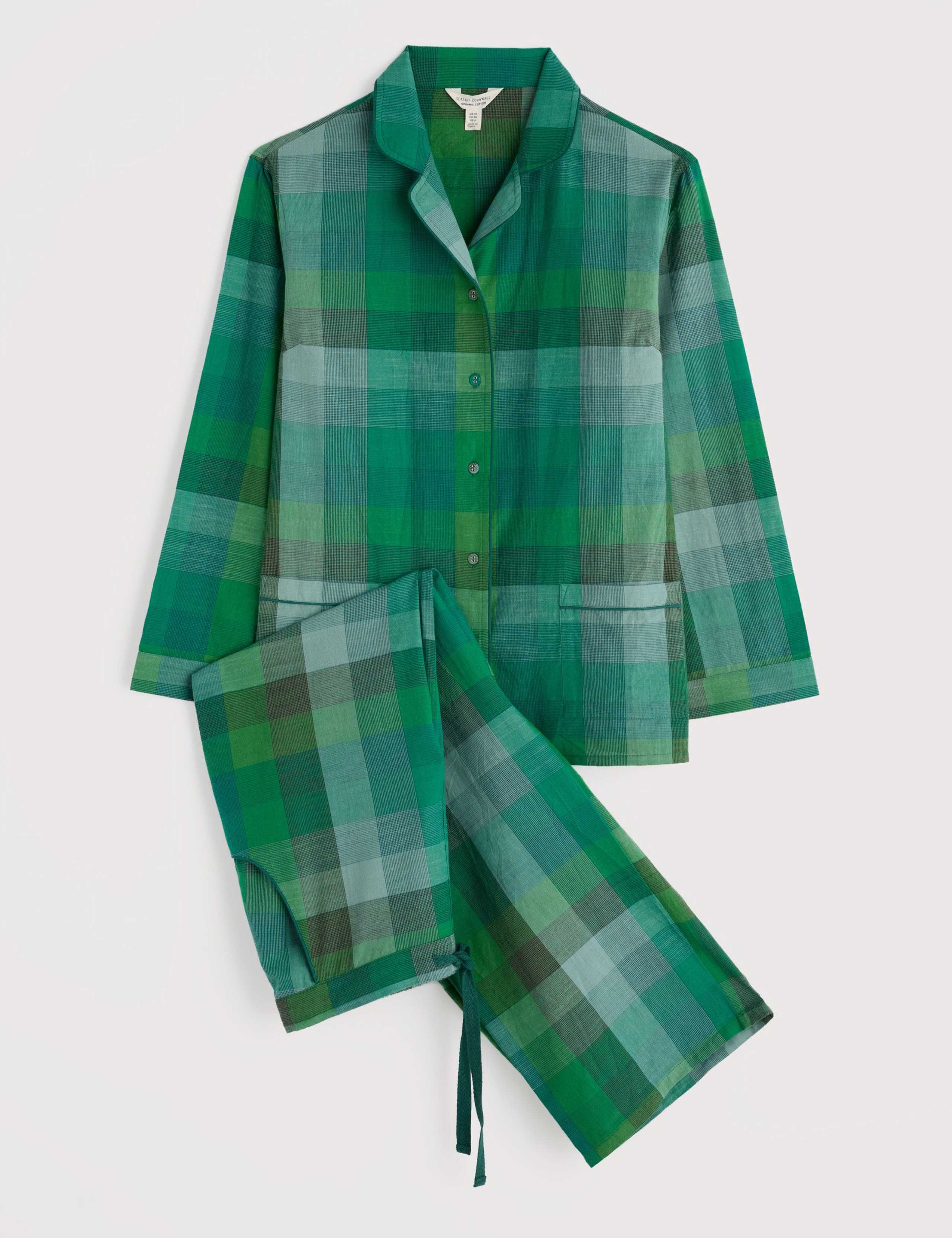 Pure Cotton Check Pyjama Set 2 of 5