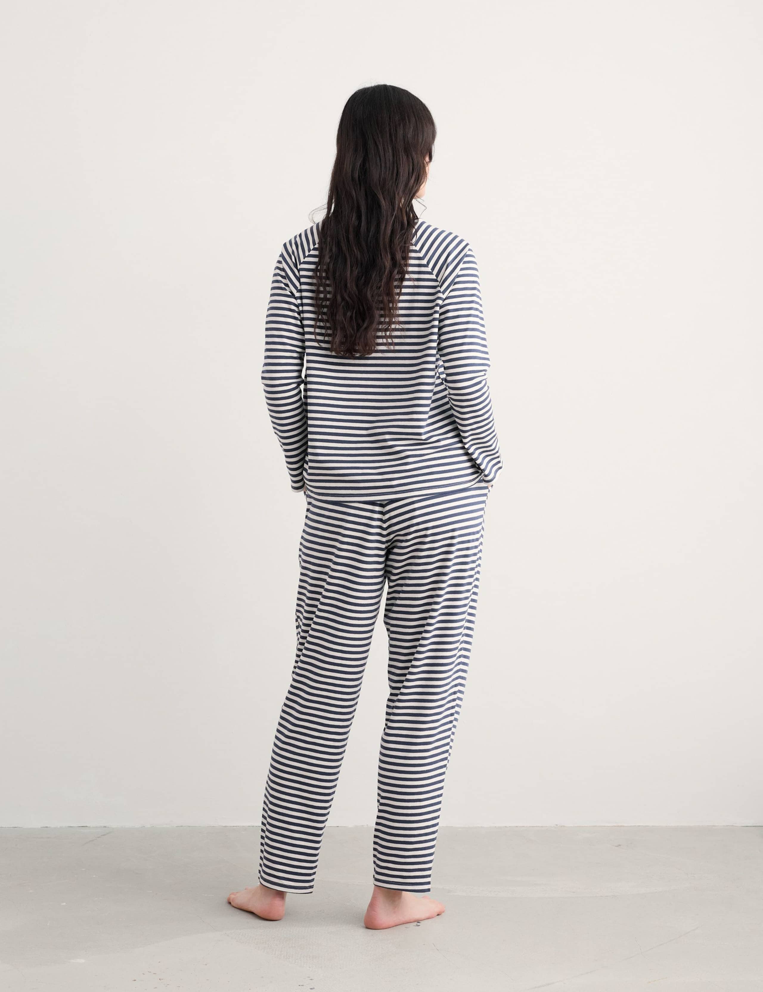 Cotton Rich Striped Pyjama Set 4 of 4