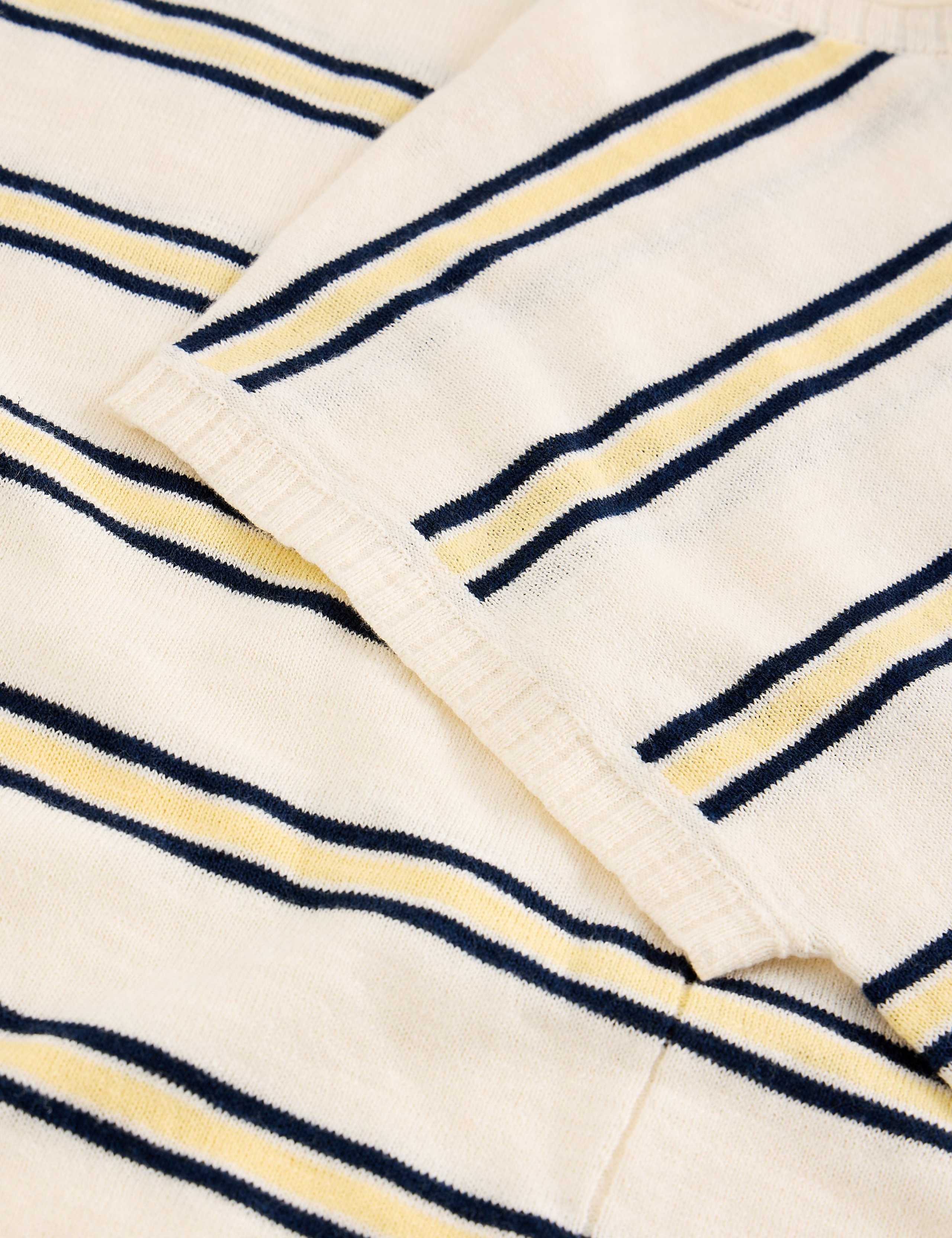 Cotton Rich Striped T-Shirt with Cotton 6 of 6