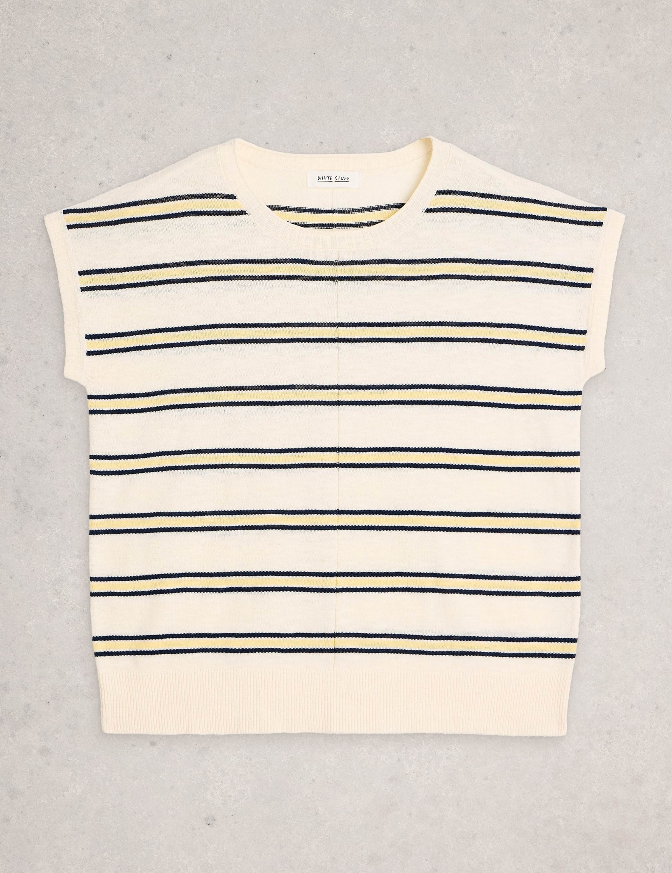 Cotton Rich Striped T-Shirt with Cotton 2 of 6