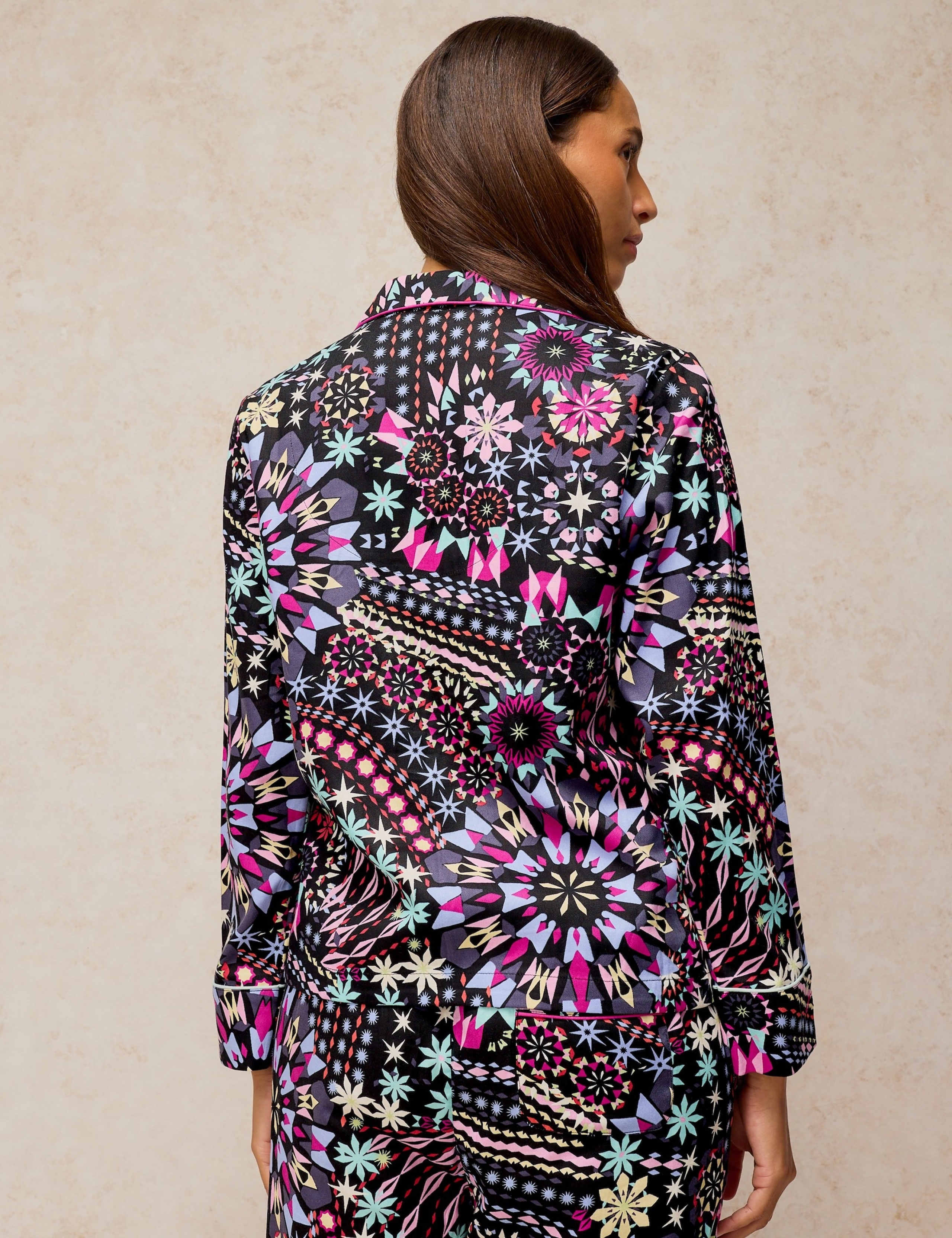 Cotton Rich Printed Pyjama Top 4 of 6