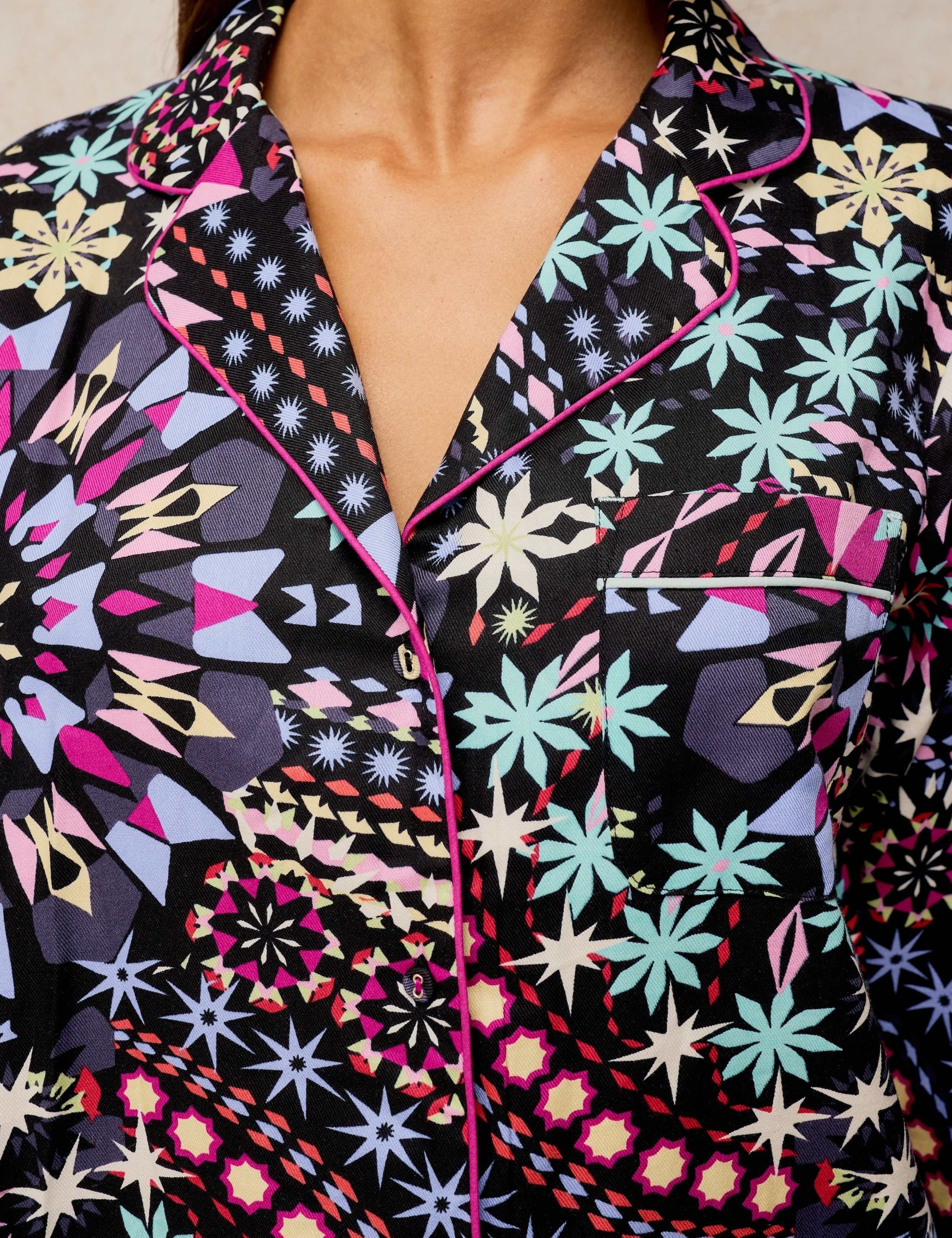 Cotton Rich Printed Pyjama Top 5 of 6