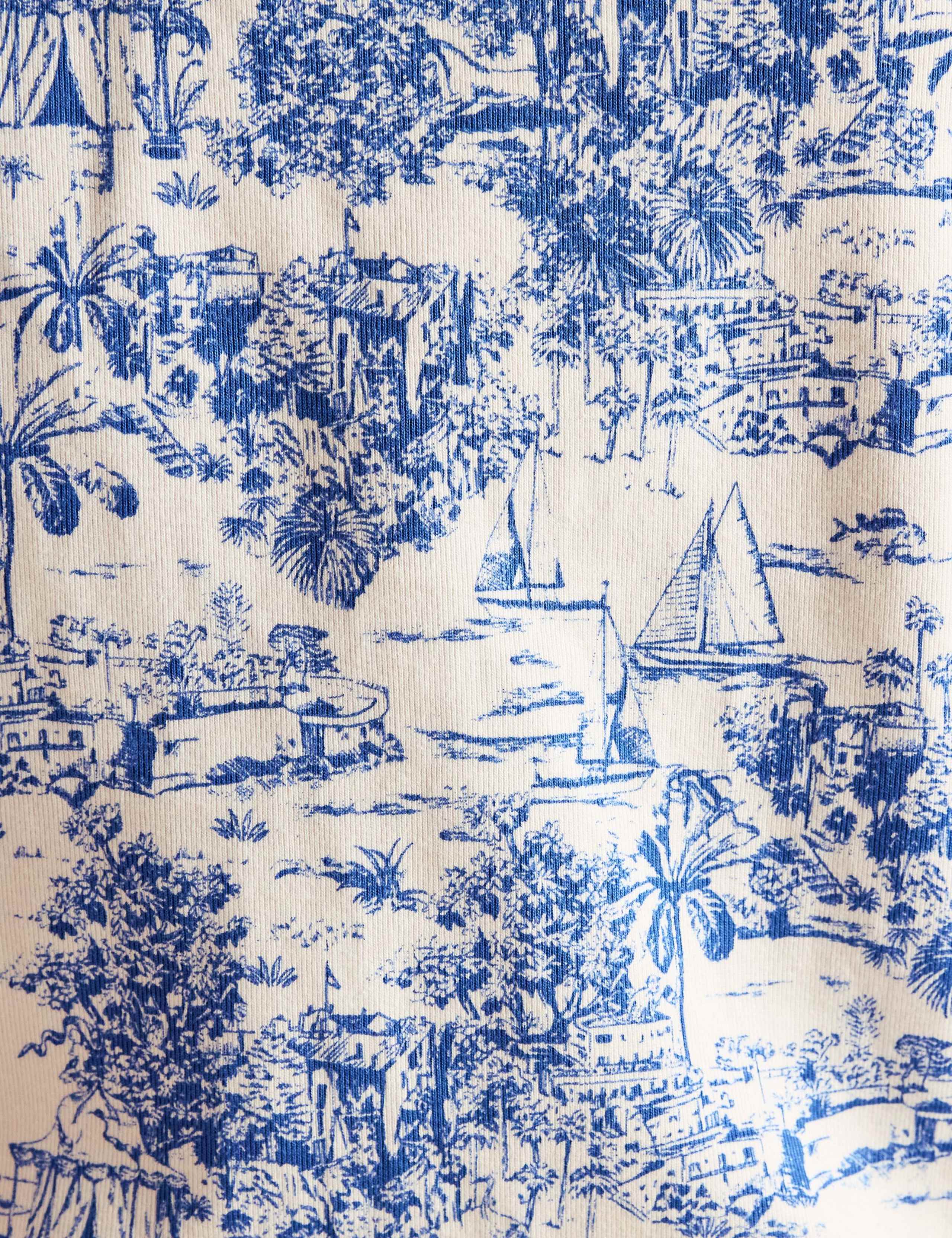 Pure Cotton Printed Vest Top 6 of 8