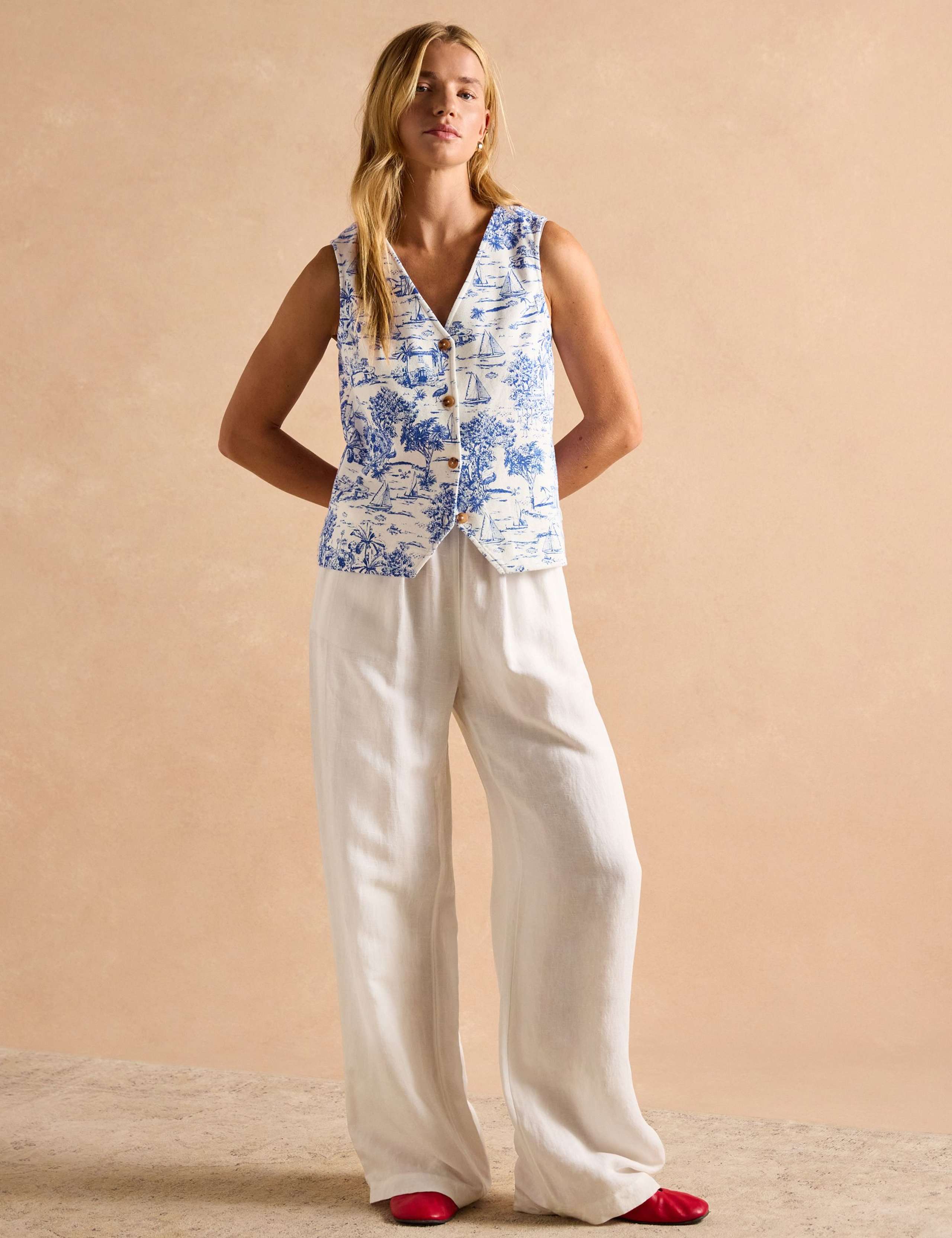 Pure Cotton Printed Vest Top 7 of 8