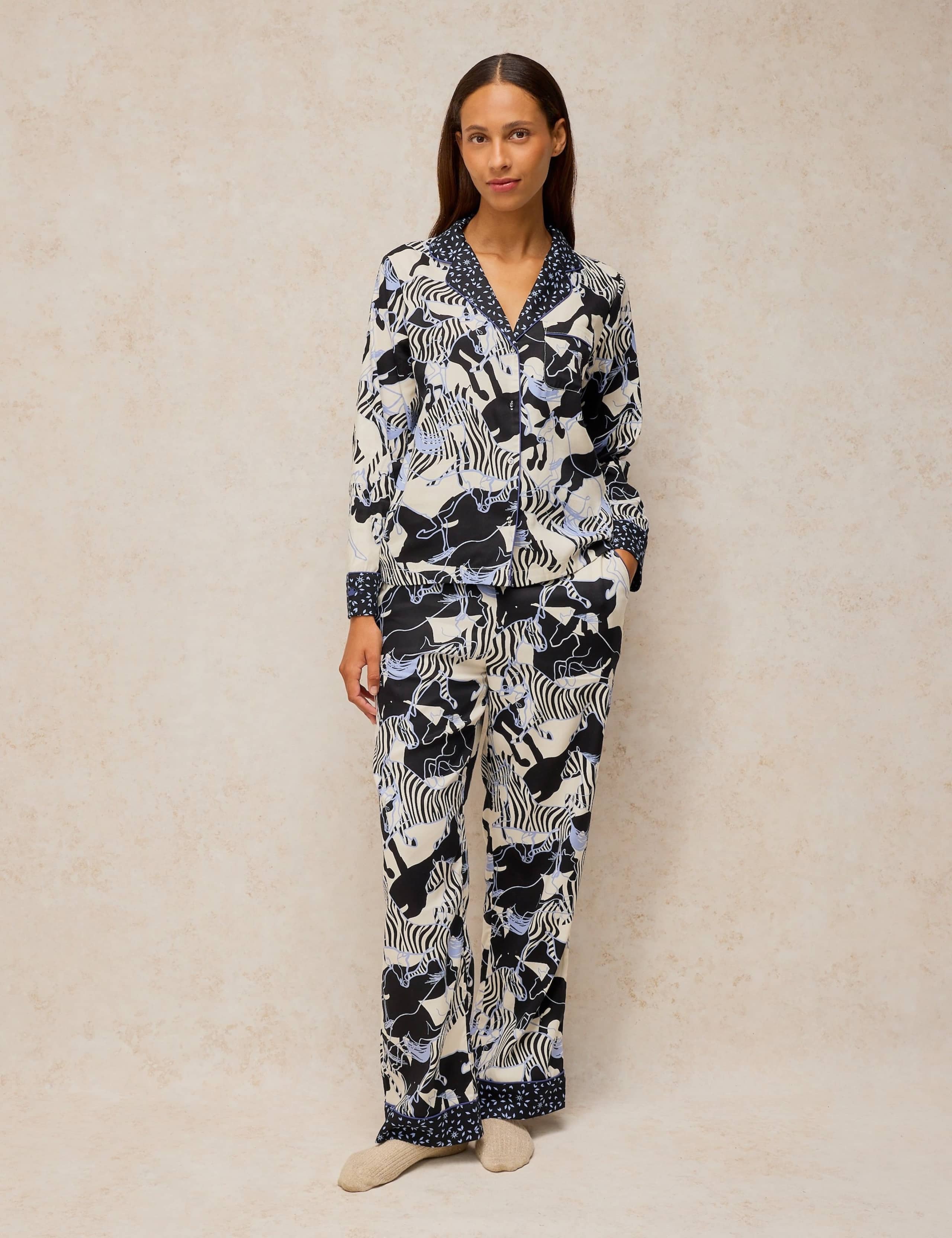 Nina Cotton Rich Printed Pyjama Top 3 of 6