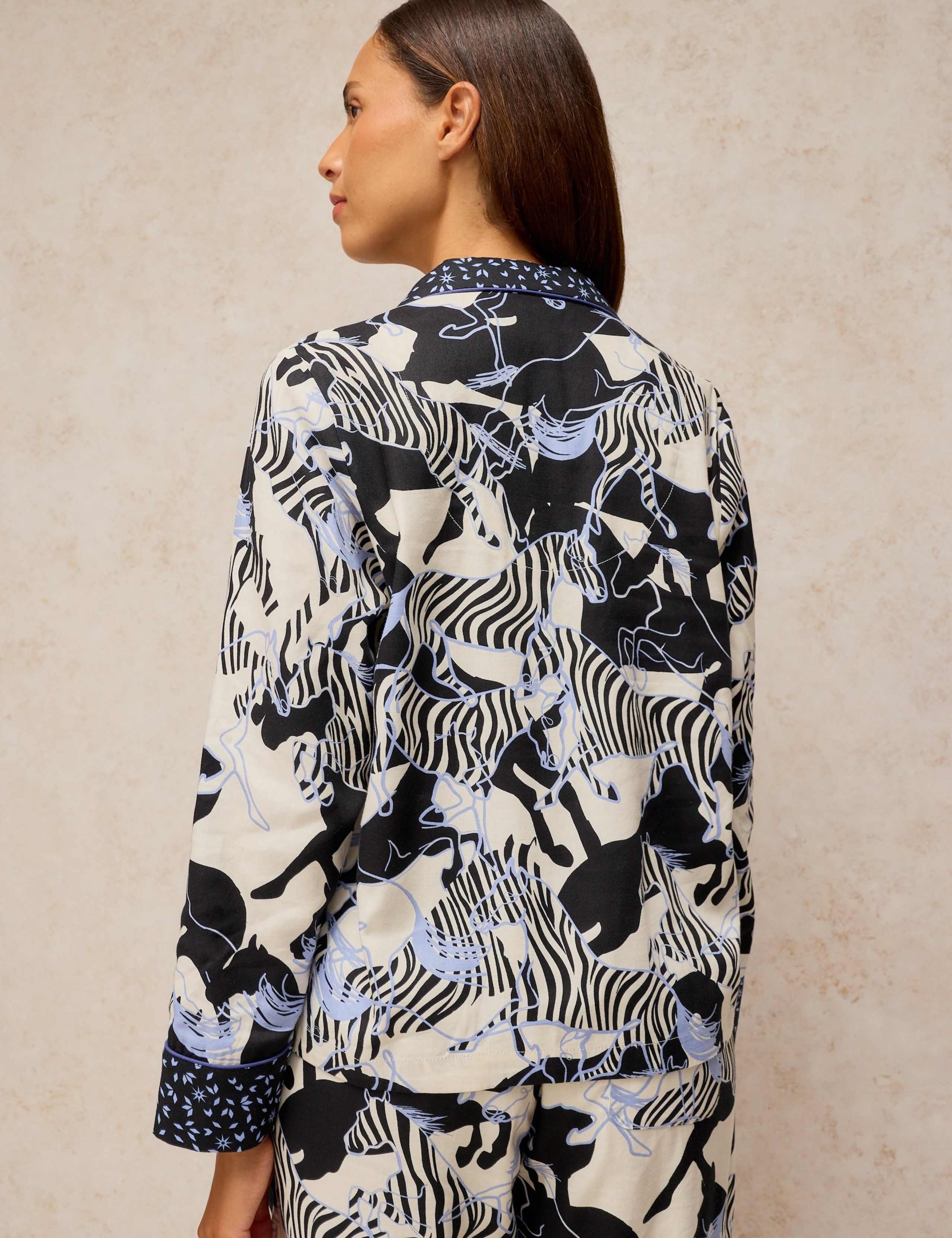 Nina Cotton Rich Printed Pyjama Top 4 of 6