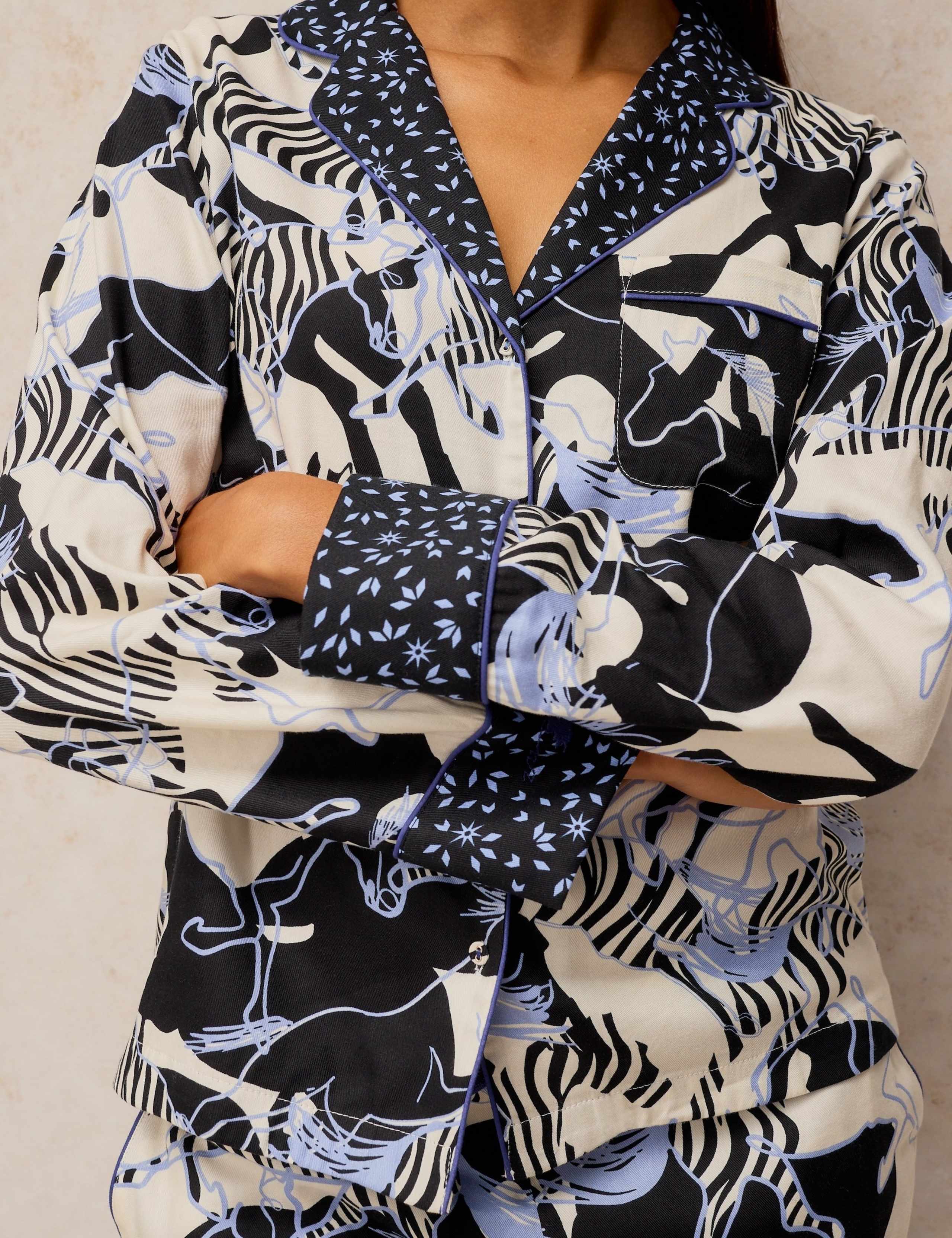 Nina Cotton Rich Printed Pyjama Top 5 of 6