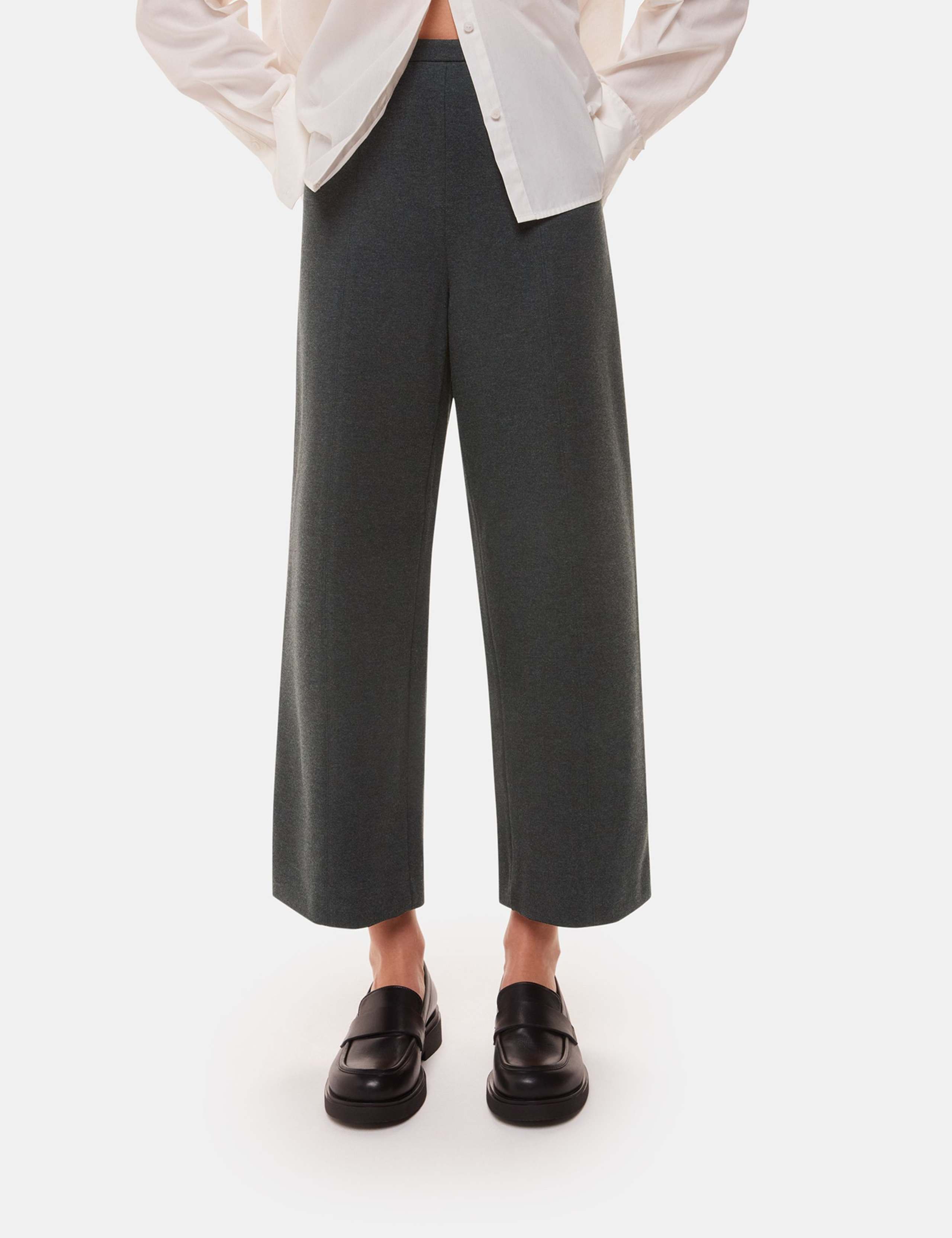 Camilla Side Zip Wide Leg Cropped Trousers 4 of 4
