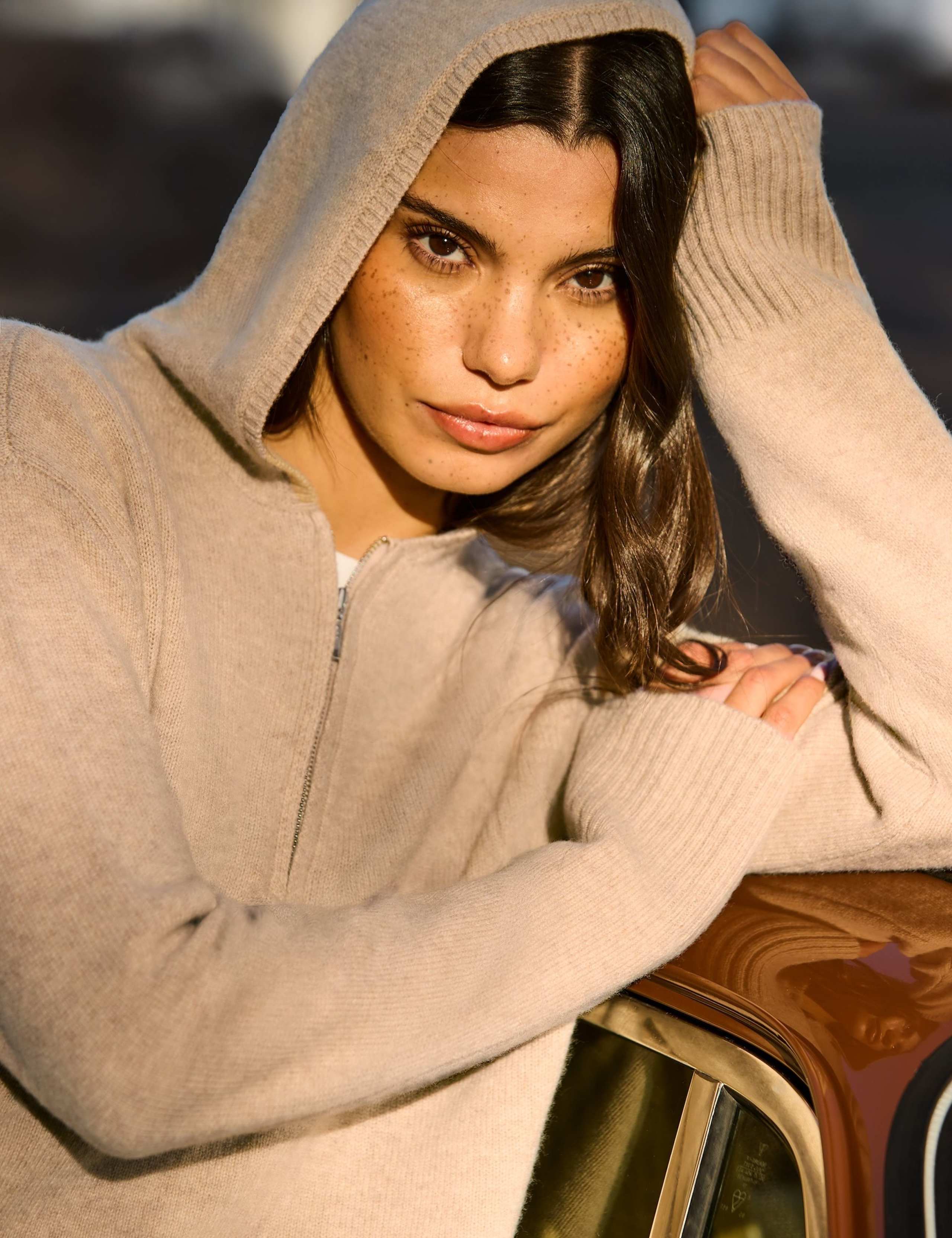 Pure Wool Half Zip Hoodie 3 of 7