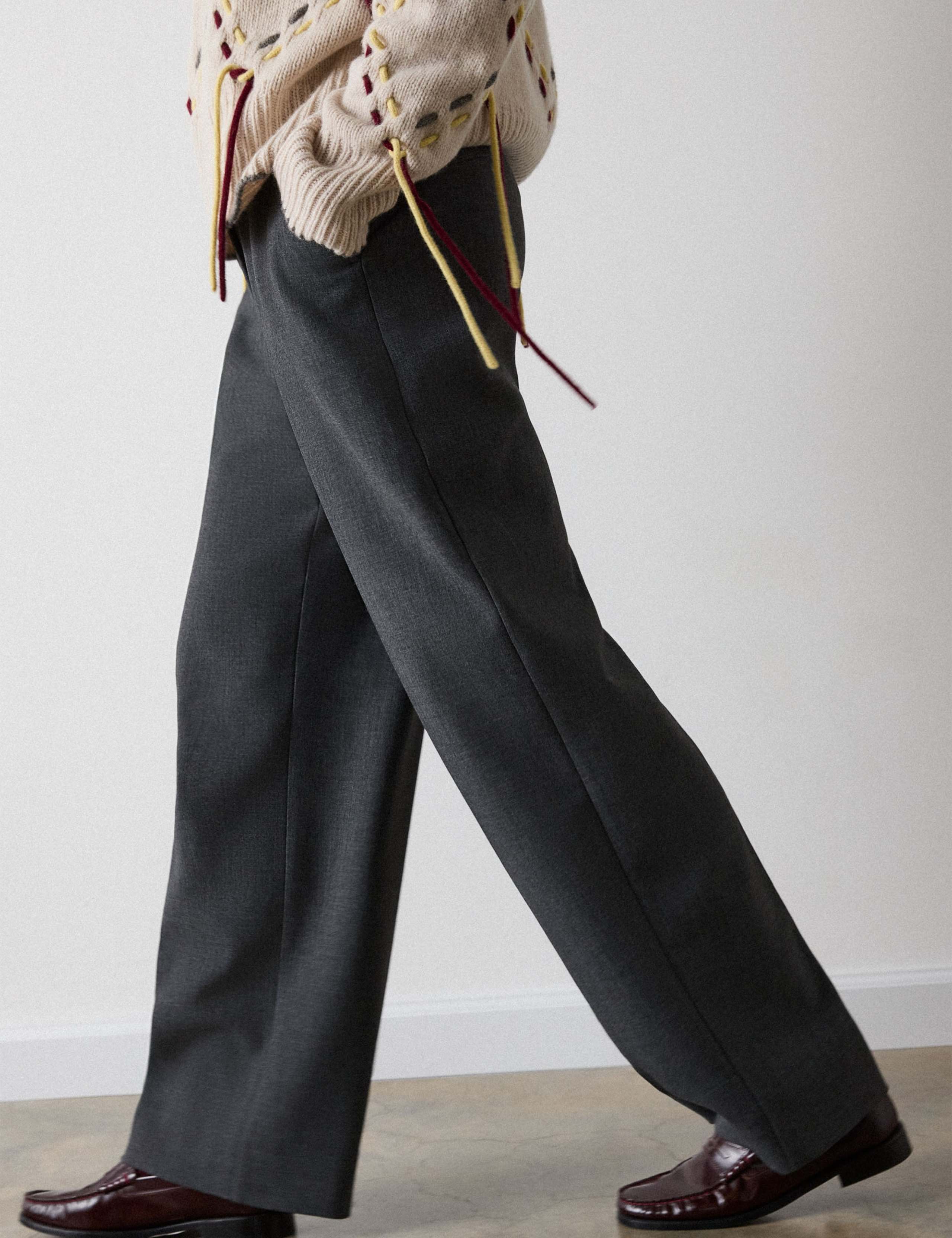 High Rise Straight Leg Trousers 3 of 7