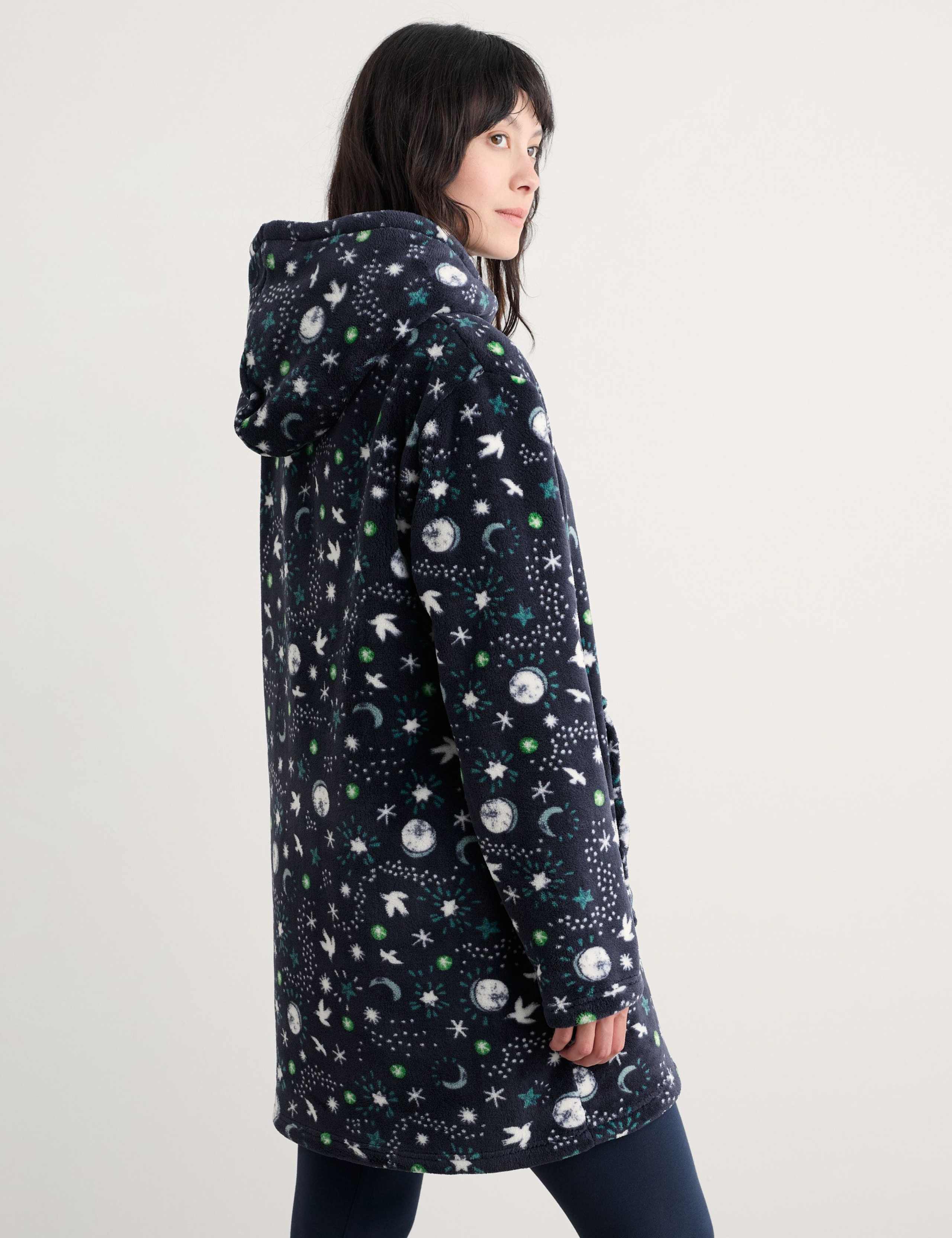 Fleece Star Print Hoodie 4 of 5