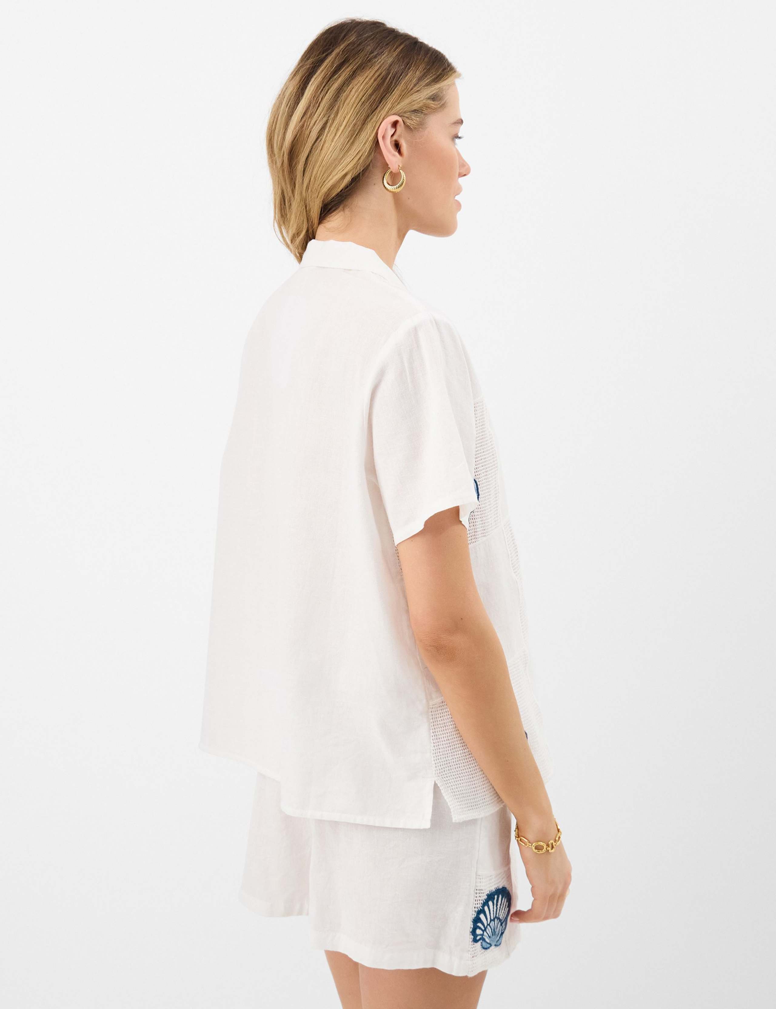 Cotton Rich Shell Patchwork Shirt 4 of 5