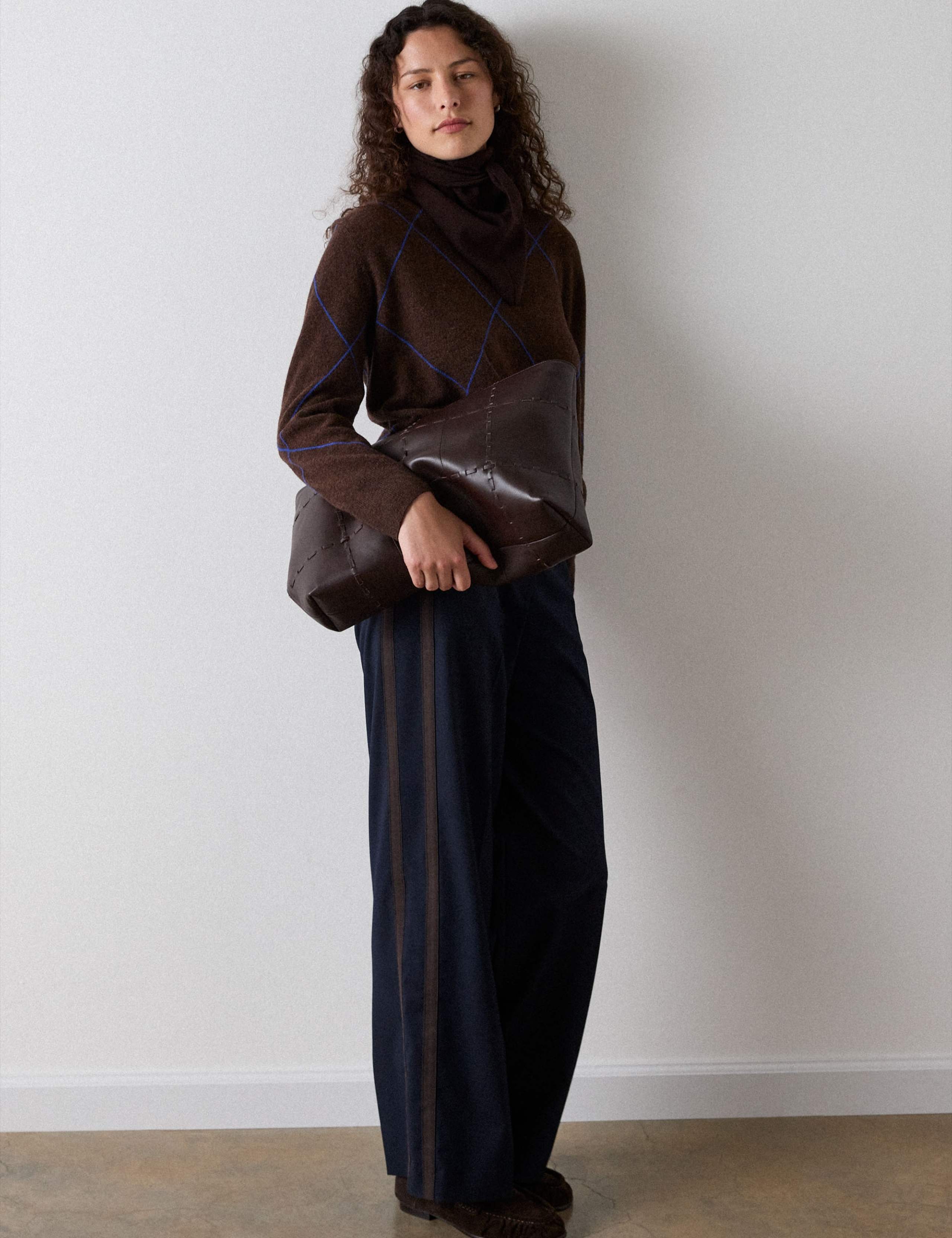 Side Stripe Straight Leg Trousers 3 of 6