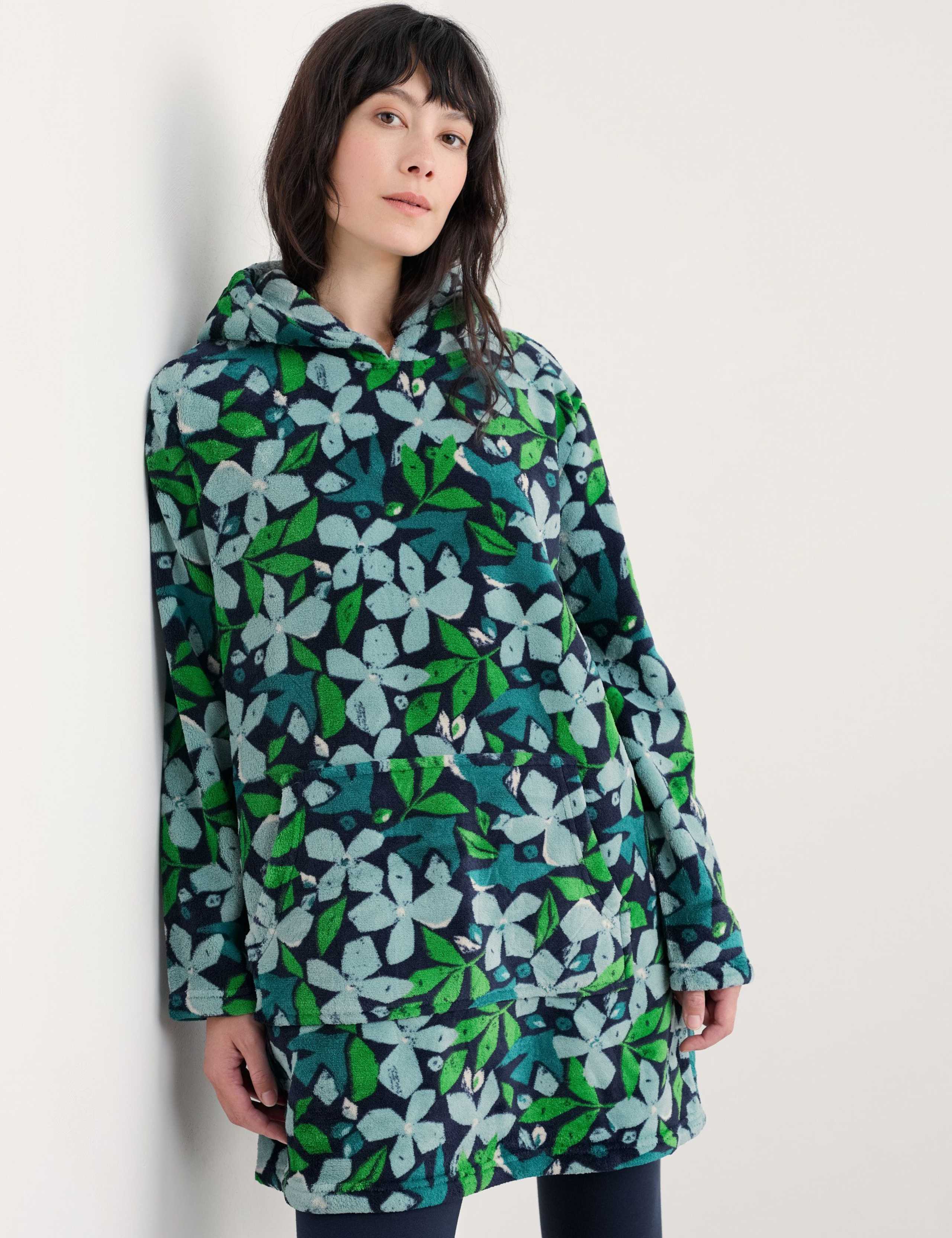 Floral Longline Hoodie 3 of 5