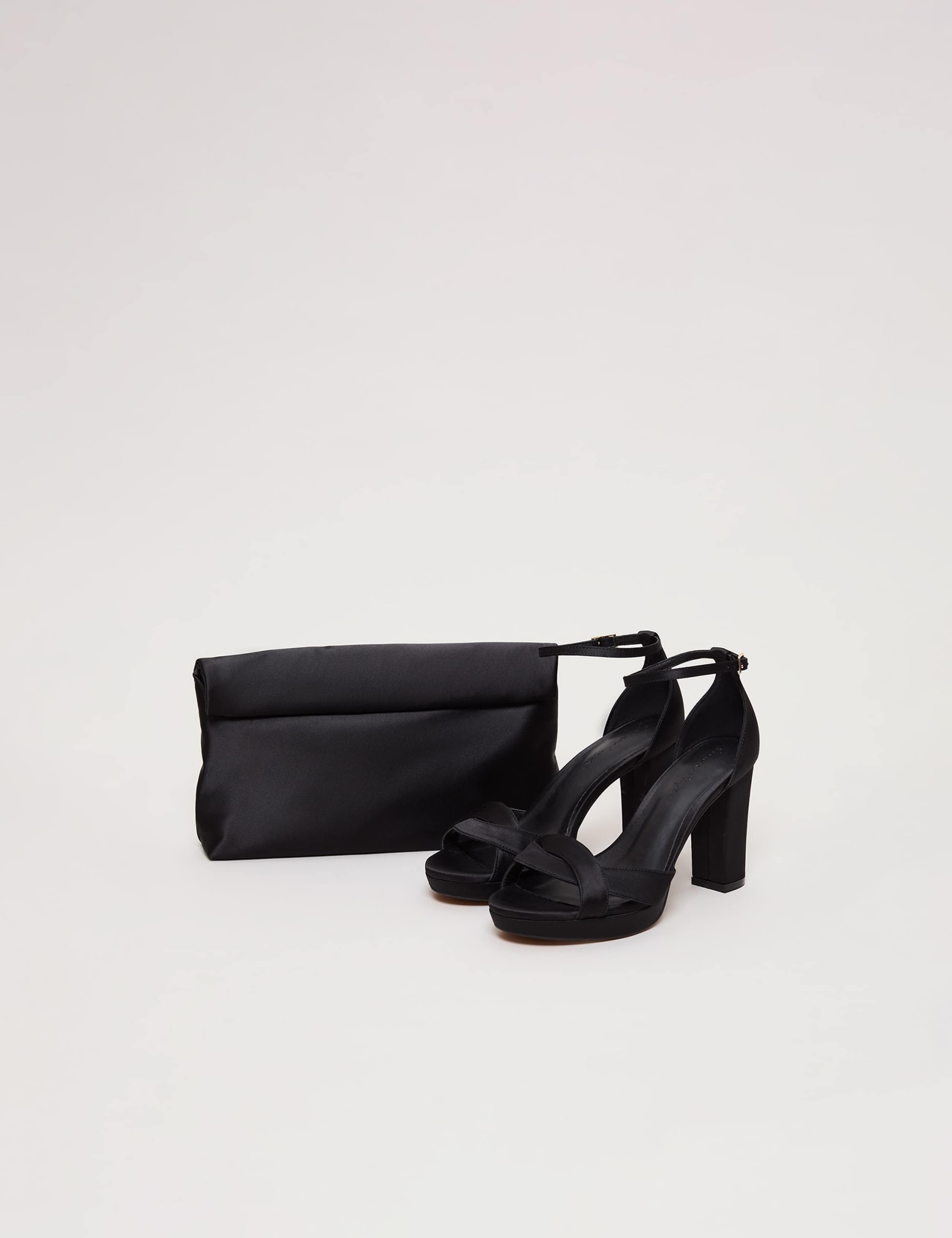 Satin Platform Heels 4 of 9