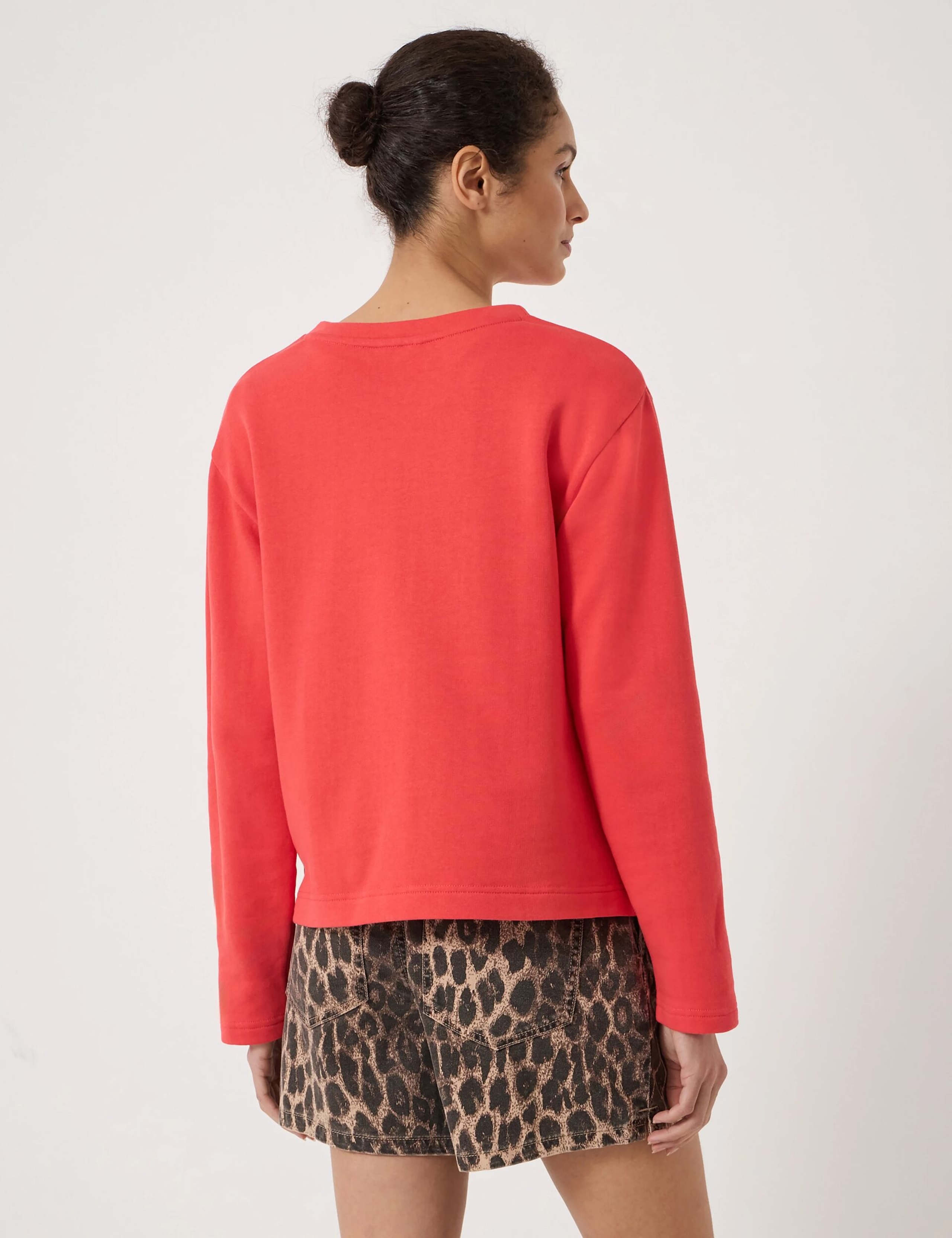 Cotton Rich Side Stripe Sweatshirt 3 of 4