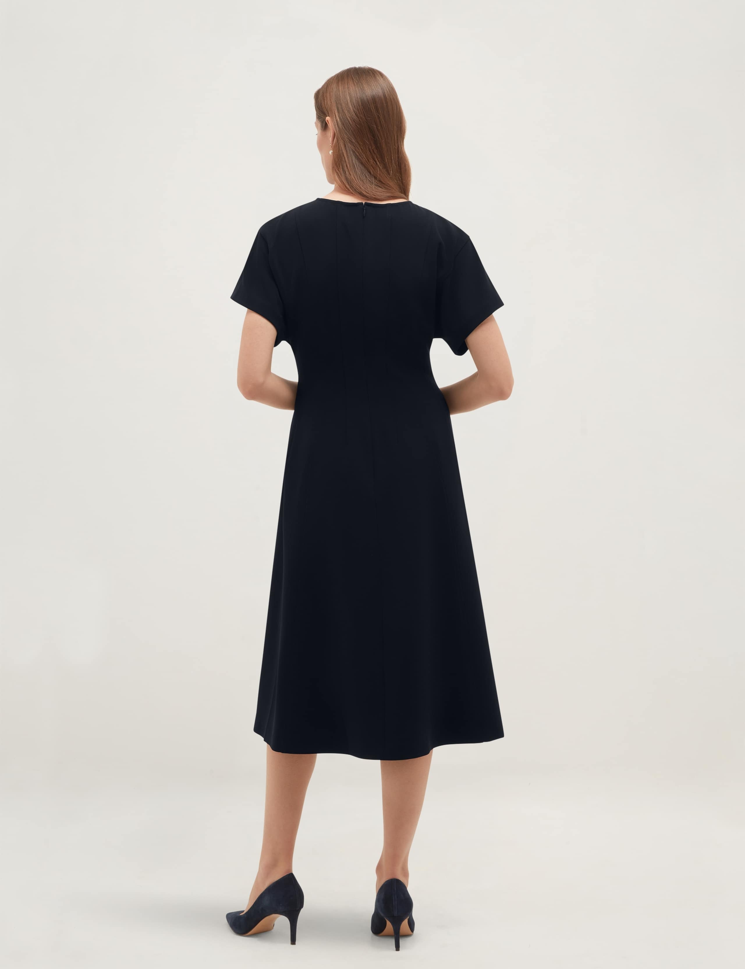 Midi Waisted Skater Dress 4 of 5
