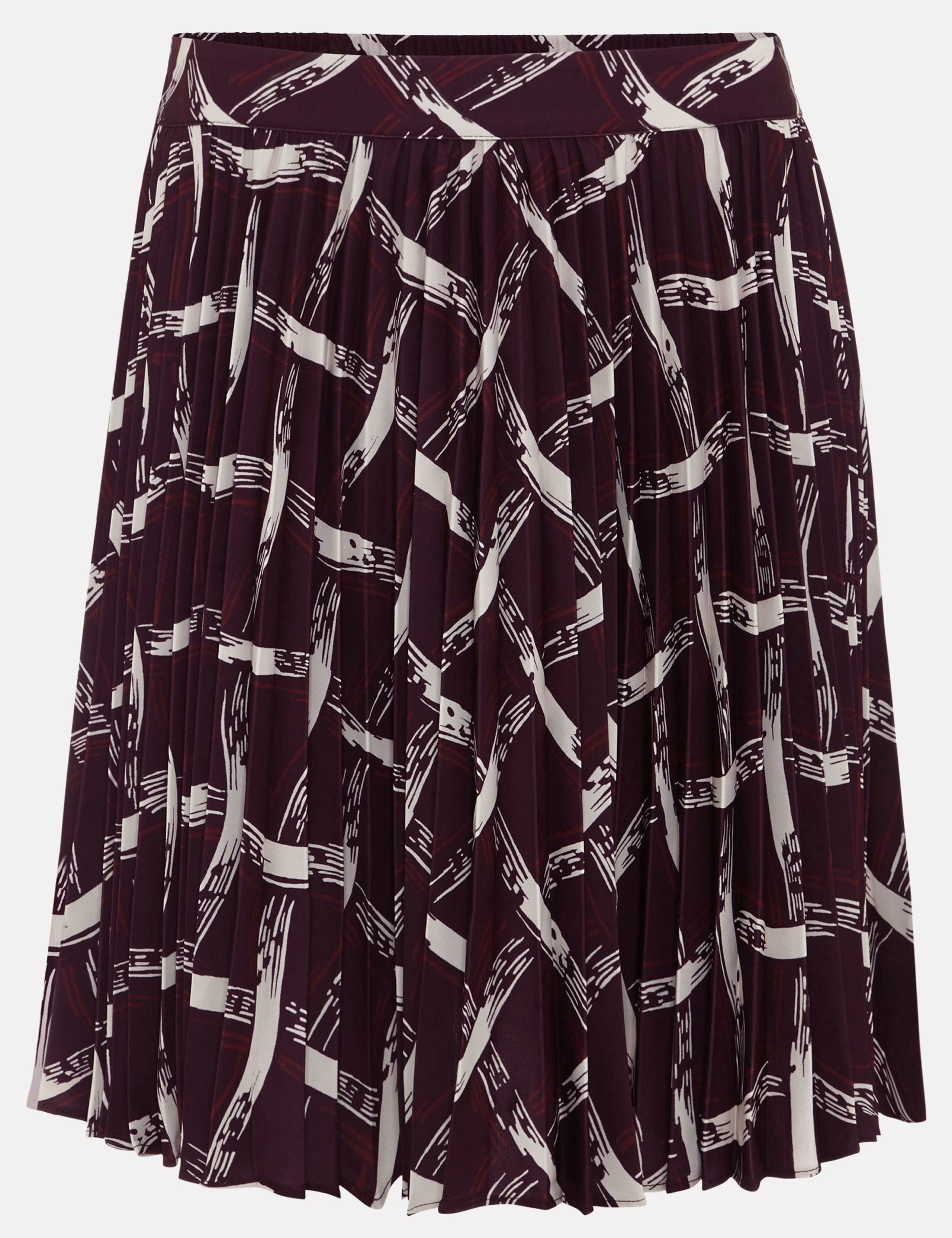 Checked Pleated Mini Skirt 2 of 7