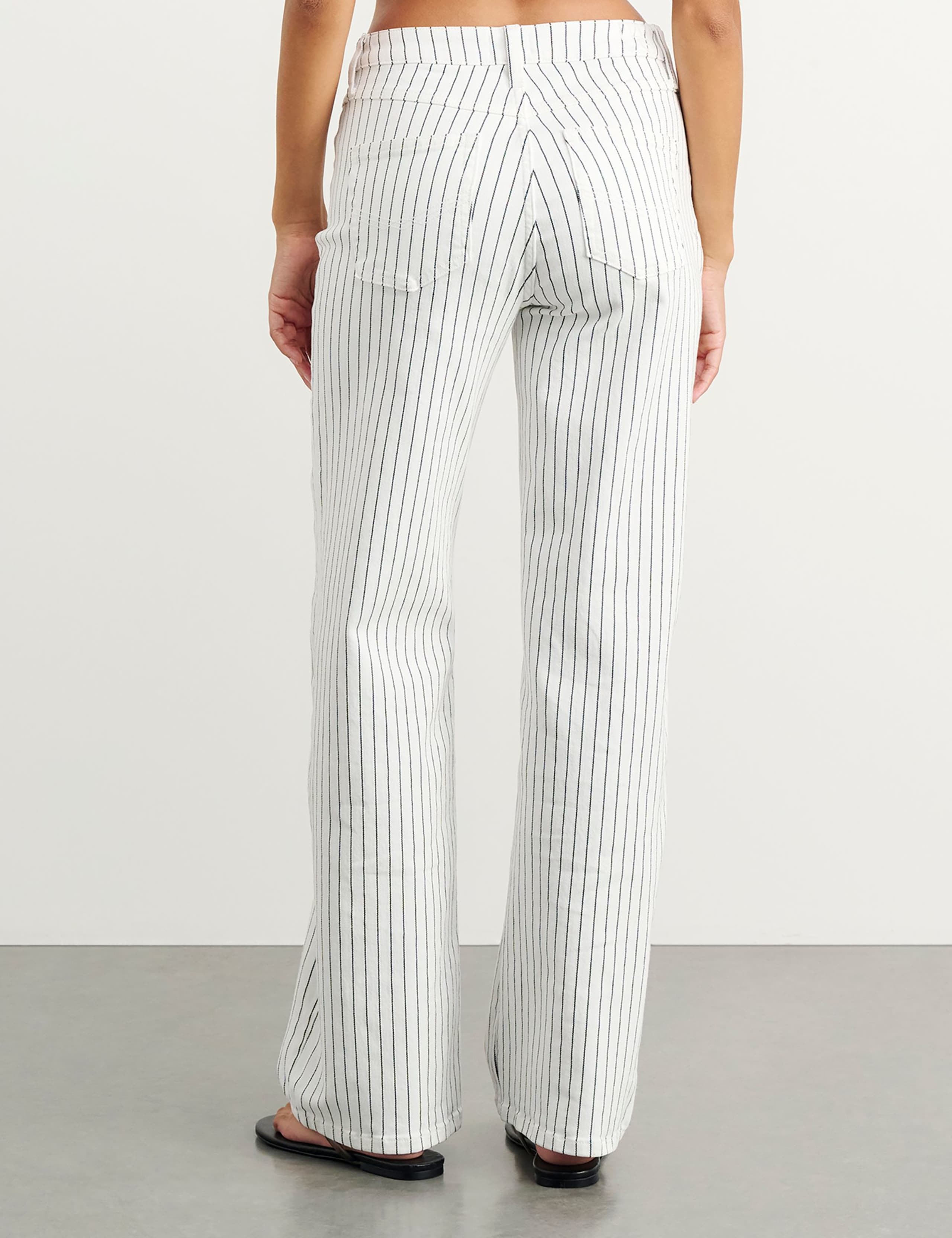 Striped Straight Leg Jeans 7 of 7